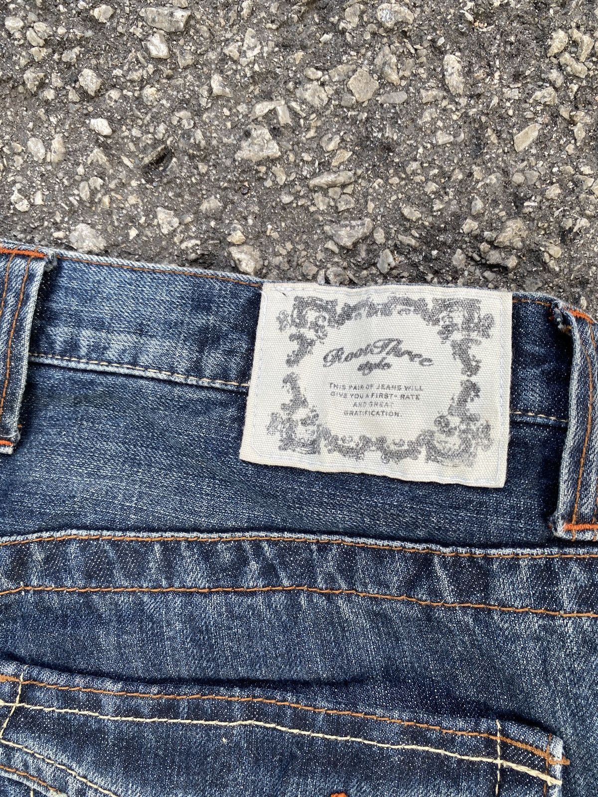 If Six Was Nine × Japanese Brand Flared Root Three Style Distressed Splatter Design Denim Size US 34 / EU 50 - 15 Thumbnail