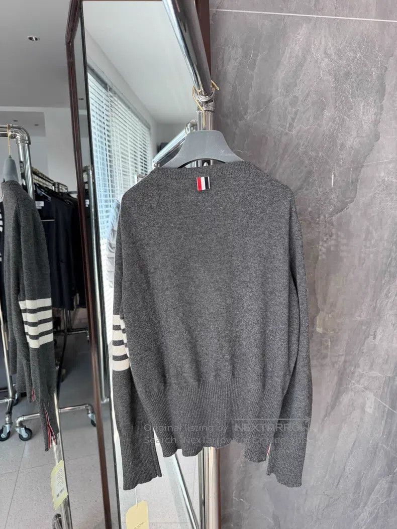 Thom Browne Thom Browne Crewneck cashmere sweater Size US S / EU 44-46 / 1 - 2 Thumbnail