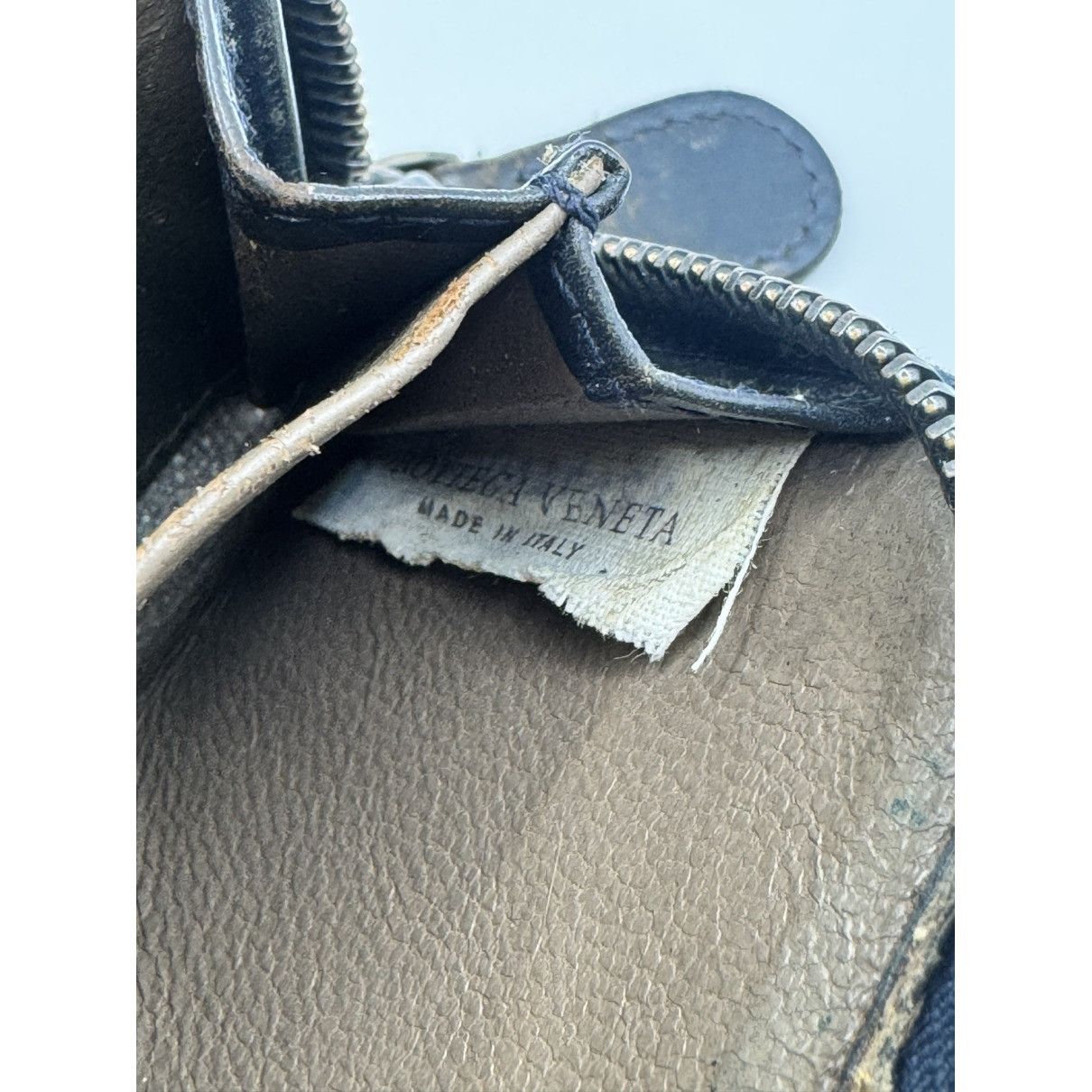 Bottega Veneta navy leather intrecciato bottega veneta wallet Size ONE SIZE - 6 Thumbnail