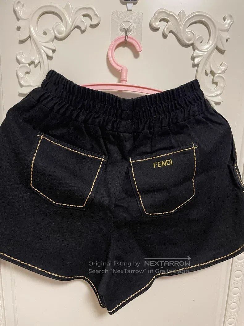 Fendi Fendi Shorts with letter logo on back pocket Size 24" / US 00 / IT 34 - 3 Thumbnail