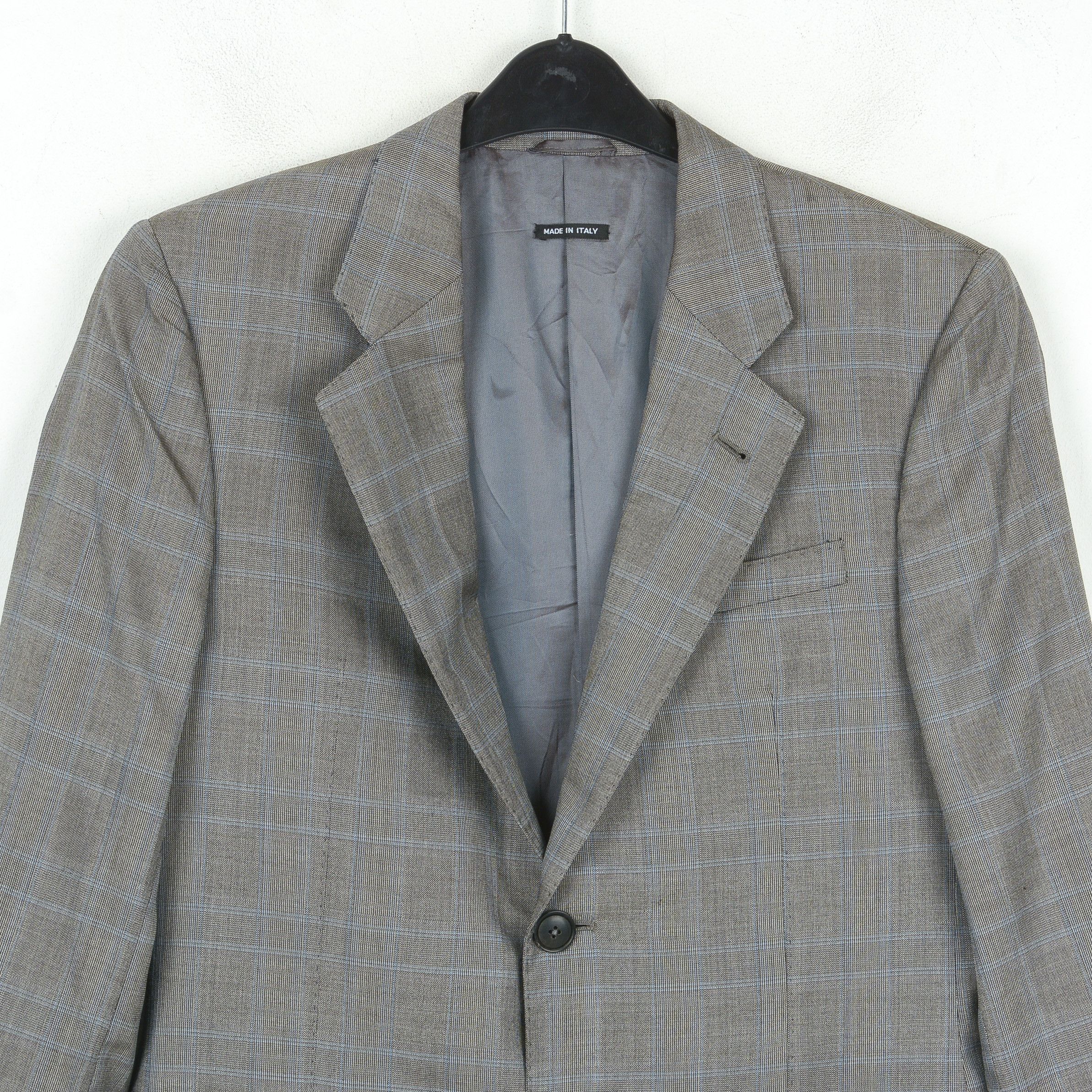 Giorgio Armani Men Blazer EU 48 Sport Coat Jacket Wool Silk Made in Italy Size 38R - 2 Thumbnail