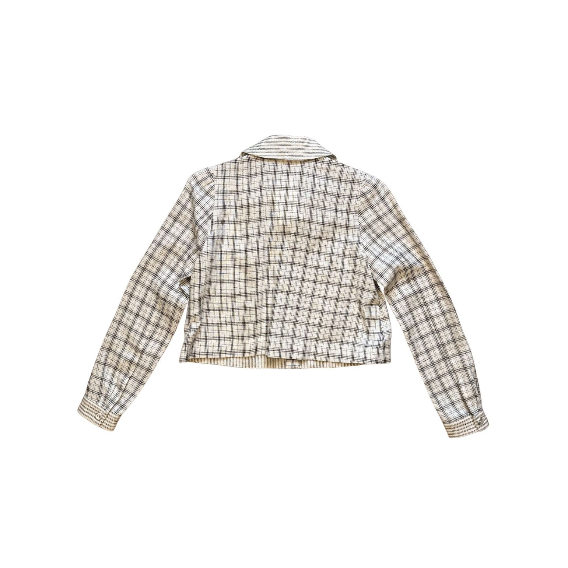Other Garcia x Dani Collar Plaid Blouse NWT $395 Sz 0 Size XS / US 0-2 / IT 36-38 - 5 Thumbnail