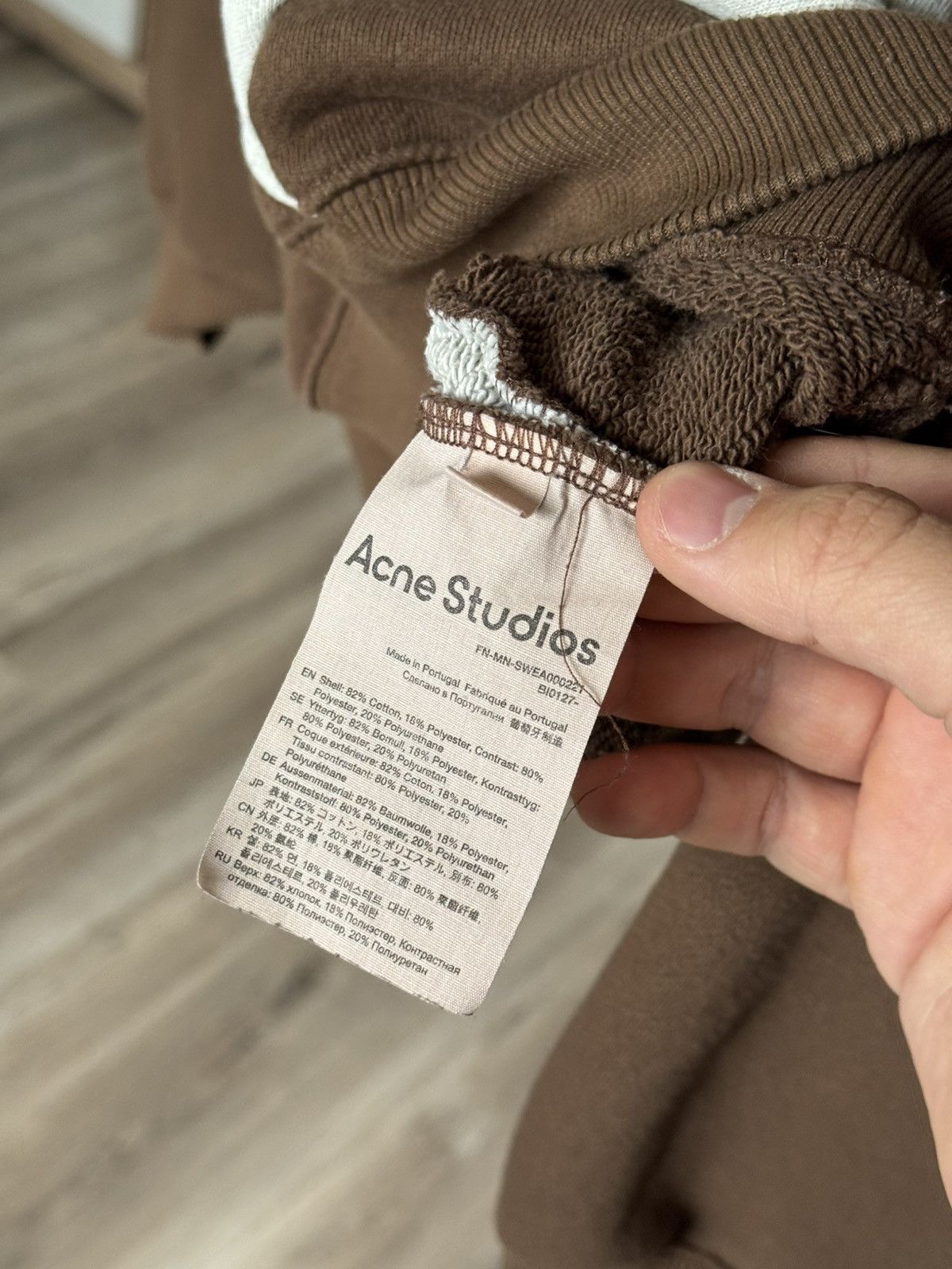 Acne Studios Acne Studios Argyle Sweatshirt Oversized Sweatshirt Size US M / EU 48-50 / 2 - 7 Thumbnail