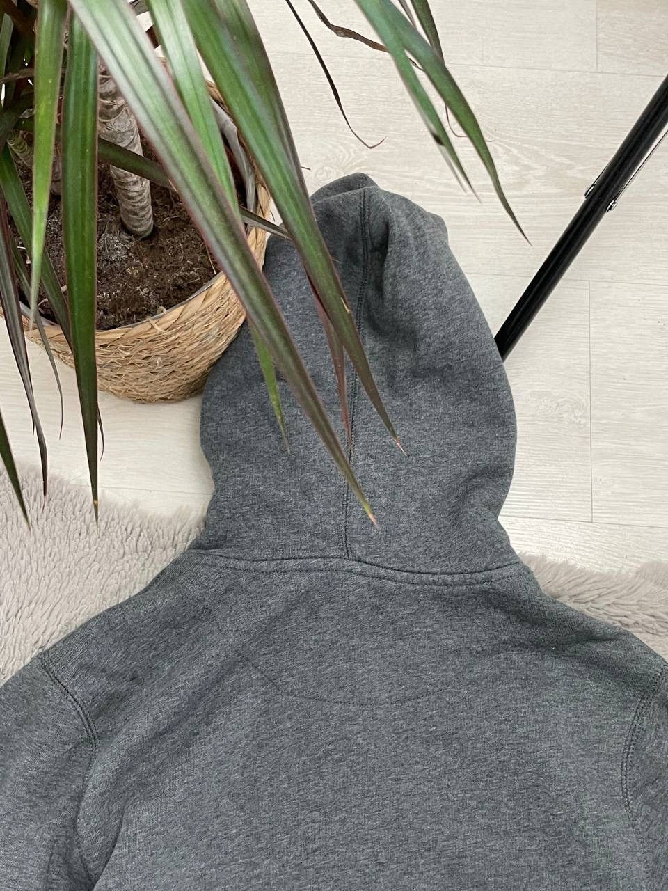 Nike × Vintage Nike Vintage Boxy Hooded Oversized Center Swoosh Y2k Size US S / EU 44-46 / 1 - 5 Thumbnail