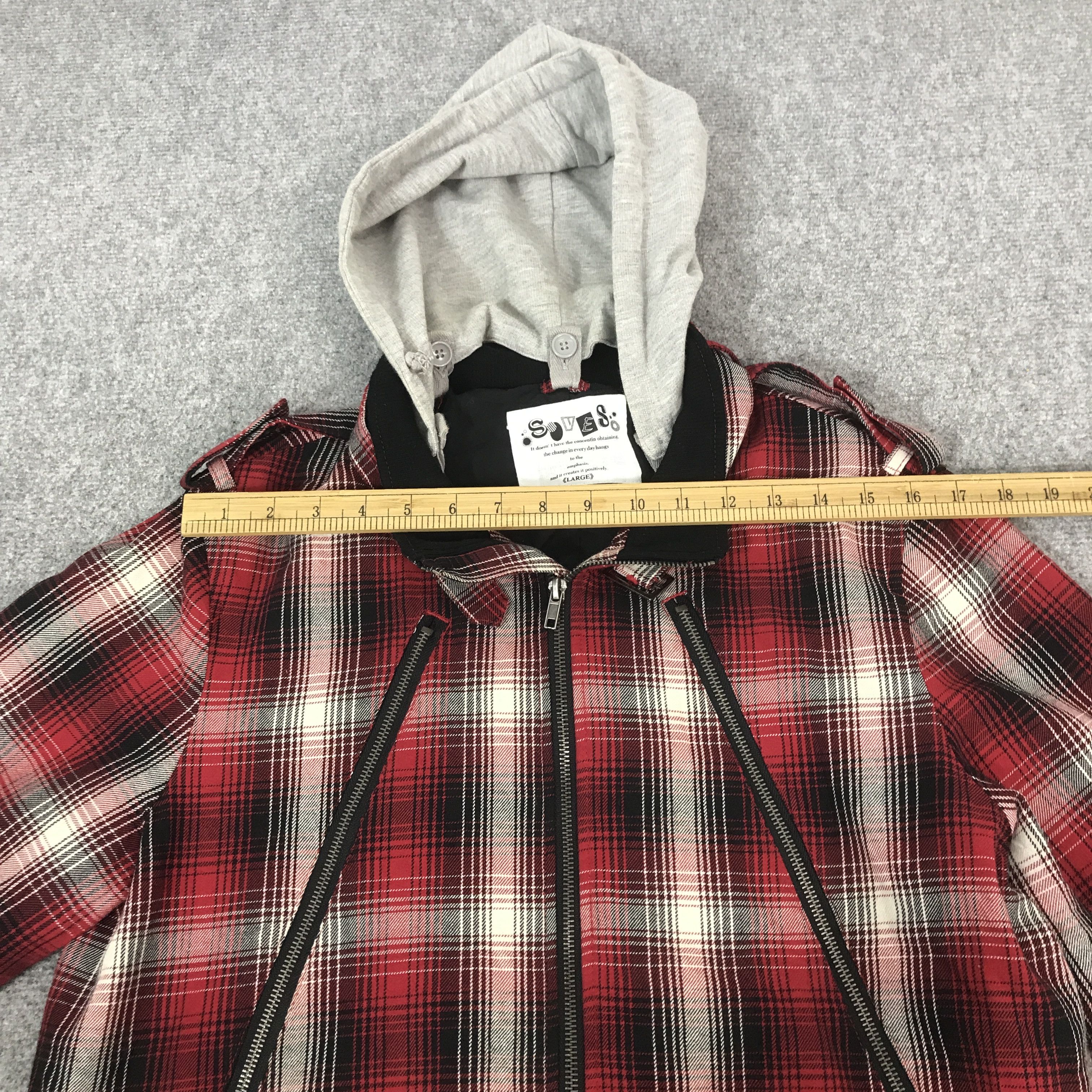 Japanese Brand soves punk japan style zipper hoodie jacket Size US L / EU 52-54 / 3 - 5 Thumbnail