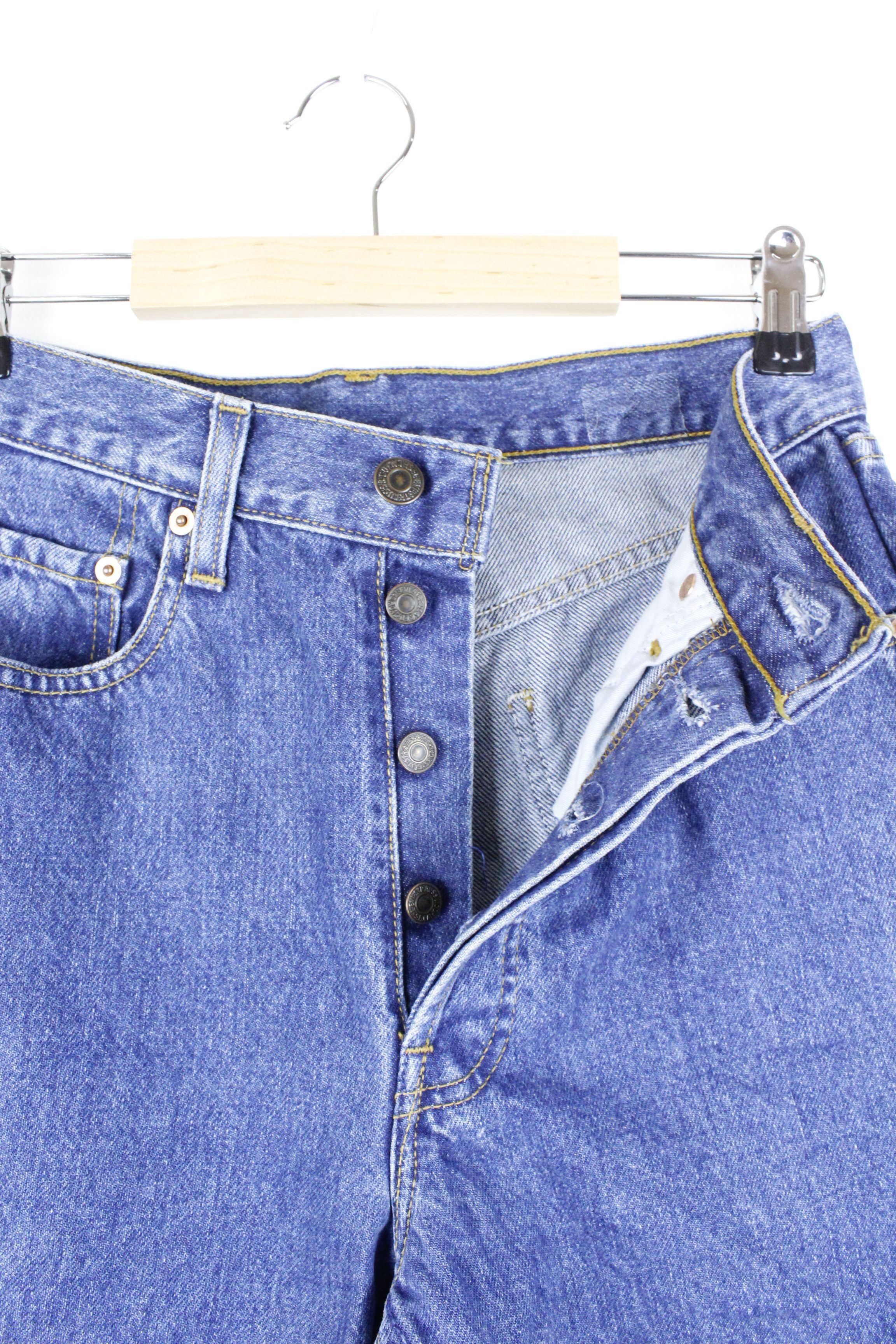 Levi's × Levi's Vintage Clothing × Vintage Vintage Levis 818 Orange Tag Logo Blue Jeans Denim Pants Size 34" / US 12 / IT 48 - 4 Thumbnail