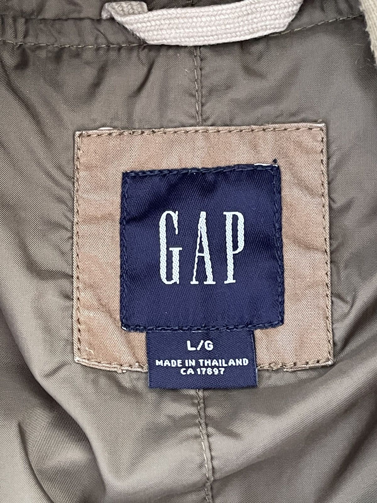 Gap Vintage GAP Military Fur Lined Fishtail Parka Jacket Coat Size US L / EU 52-54 / 3 - 15 Thumbnail