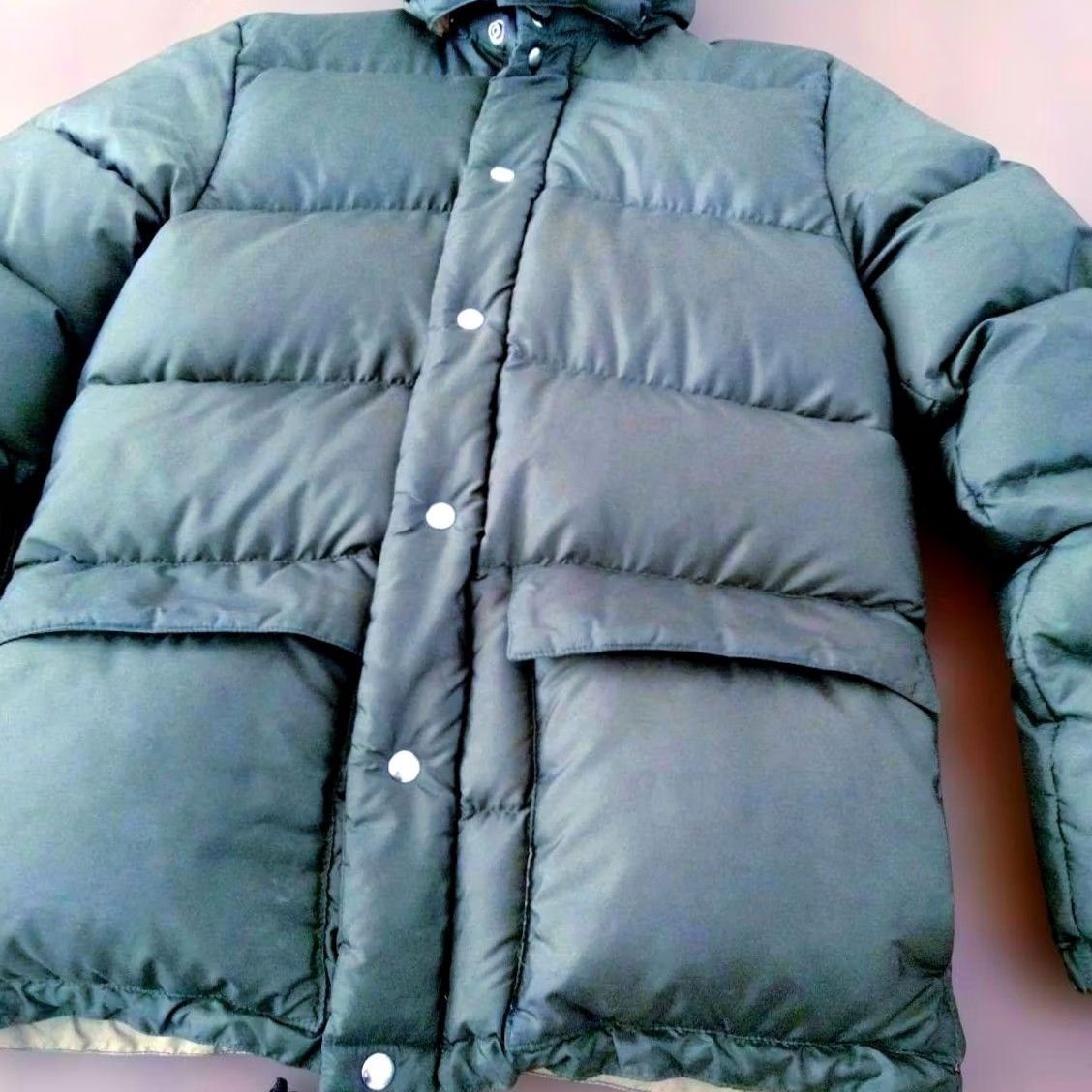 Olive Crescent Down Works Puffer Jacket Mens Jacket S Olive 60% Cotton 40% Nylon USA Olive Size US S / EU 44-46 / 1 - 2 Thumbnail