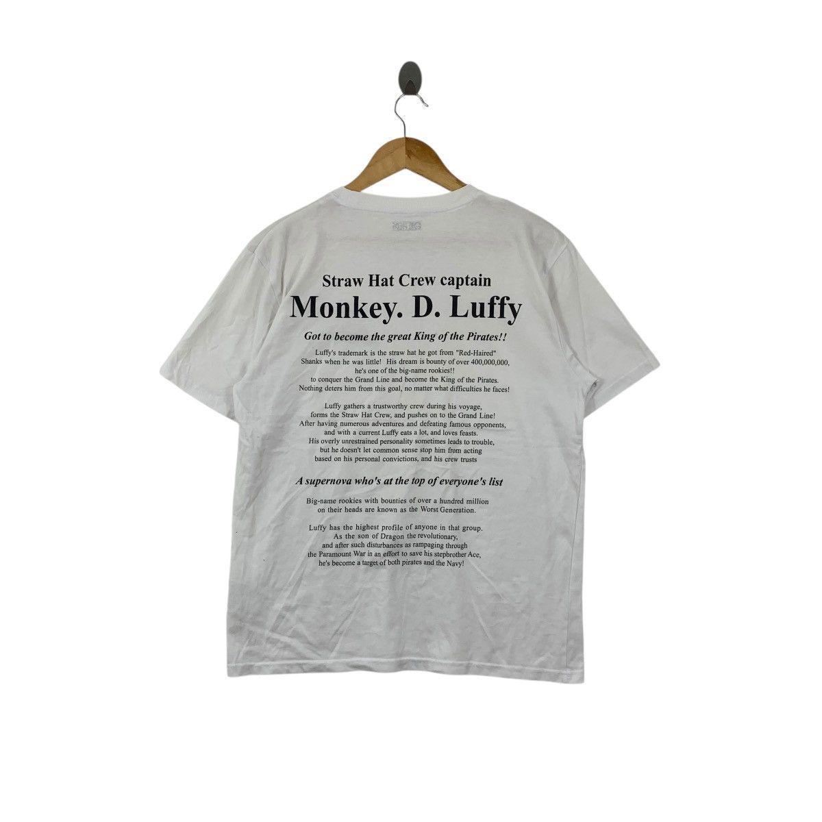 Anime ANIME ONE PIECE Monkey D. Luffy Pirates King Tee Shirt Top Size US M / EU 48-50 / 2 - 1 Thumbnail