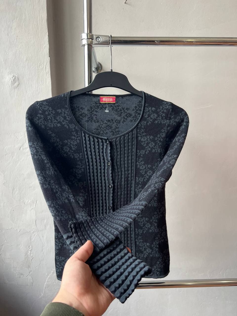 Moods of Norway OLEANA CLASSIC NORWAY TRADITION MERINO WOOL CARDIGAN SWEATER Size XS / US 0-2 / IT 36-38 - 7 Thumbnail
