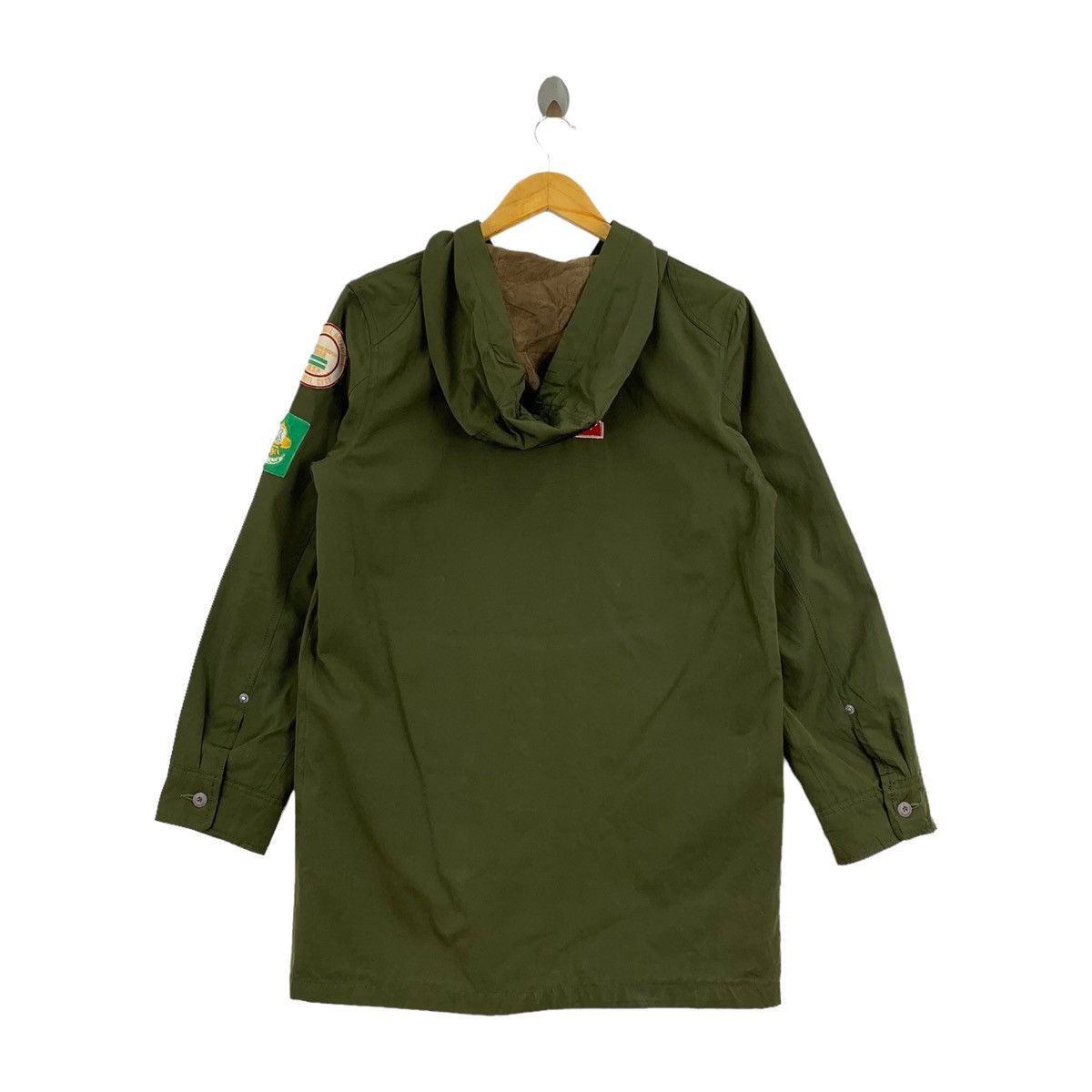 Japanese Brand CUBE SUGAR Japanese Brand Army Design Hoodie Parka Jacket Size US S / EU 44-46 / 1 - 2 Thumbnail