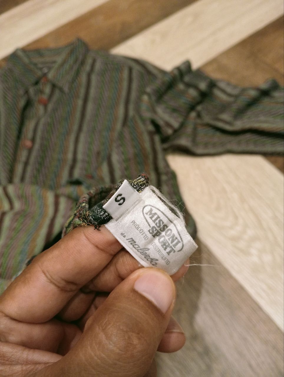 Missoni VINTAGE MISSONI SPORT BUTTON UP SHIRT Size US S / EU 44-46 / 1 - 7 Thumbnail