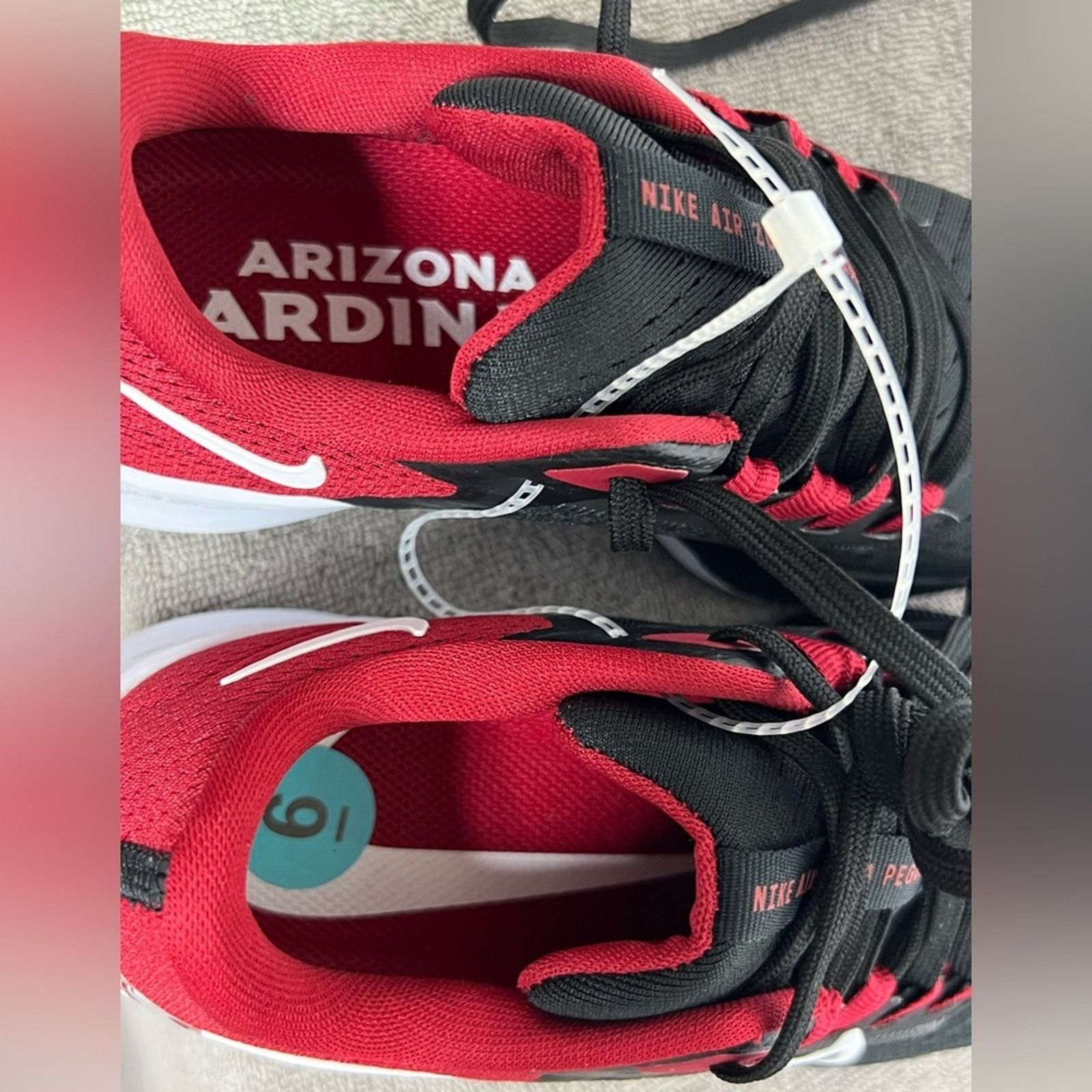 Nike Nike Air Zoom Pegasus 38 Arizona Cardinals Men's Sneakers Size US 7.5 / IT 37.5 - 12 Thumbnail