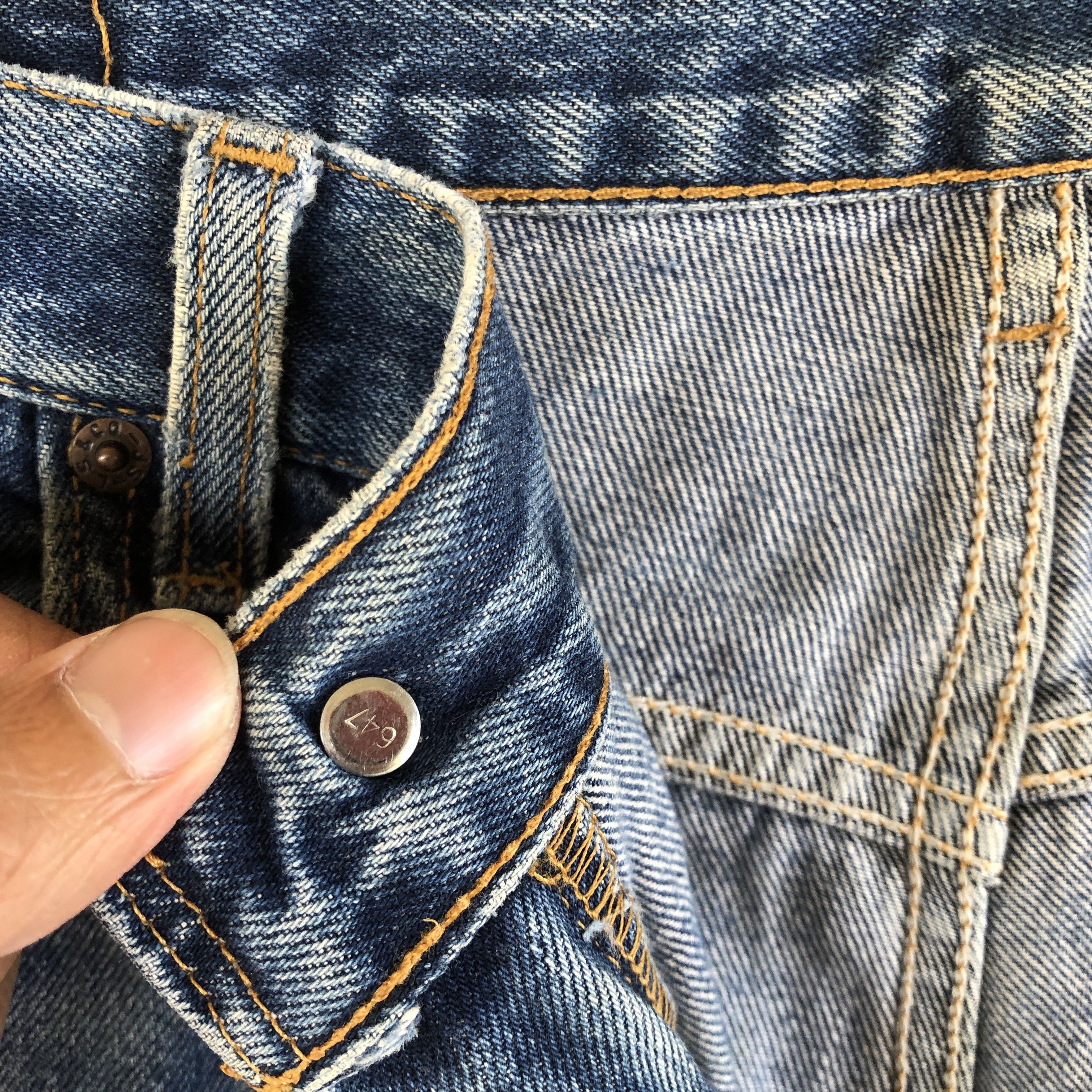 Levi's Vintage Levis Distressed Jeans Levi's Painter Faded Denim Size US 36 / EU 52 - 7 Thumbnail