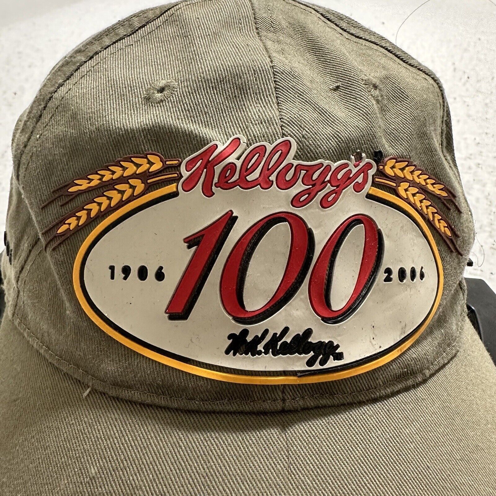 Other Kellogg's 100 Year Anniversary Tan Hat Baseball Cap 2006 Y2K Size ONE SIZE - 6 Thumbnail