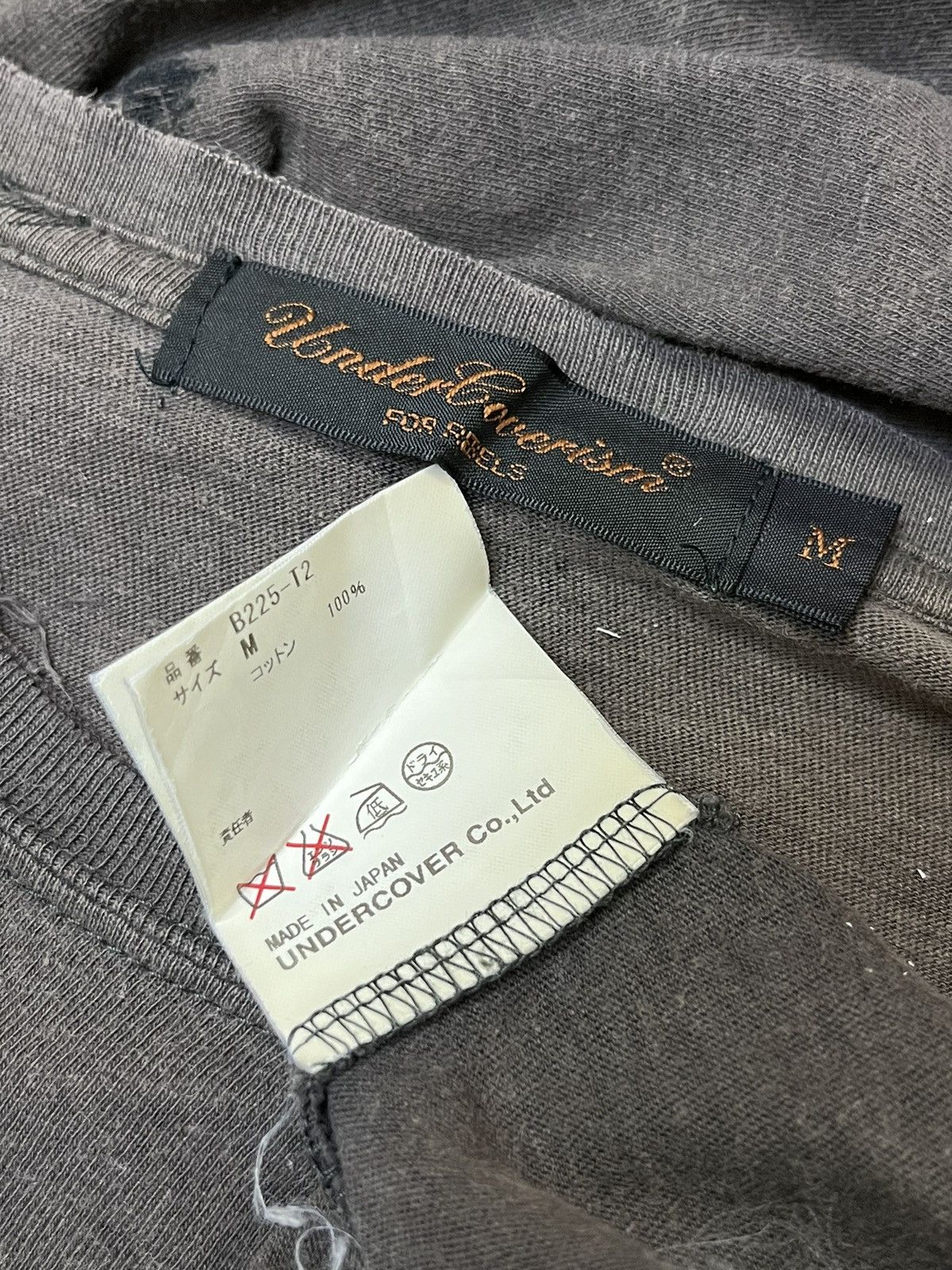 Jun Takahashi ICONIC🔥UNDERCOVER SKULL DISTRESSED STYLE 3 QUARTER SHIRT Size M / US 6-8 / IT 42-44 - 12 Thumbnail