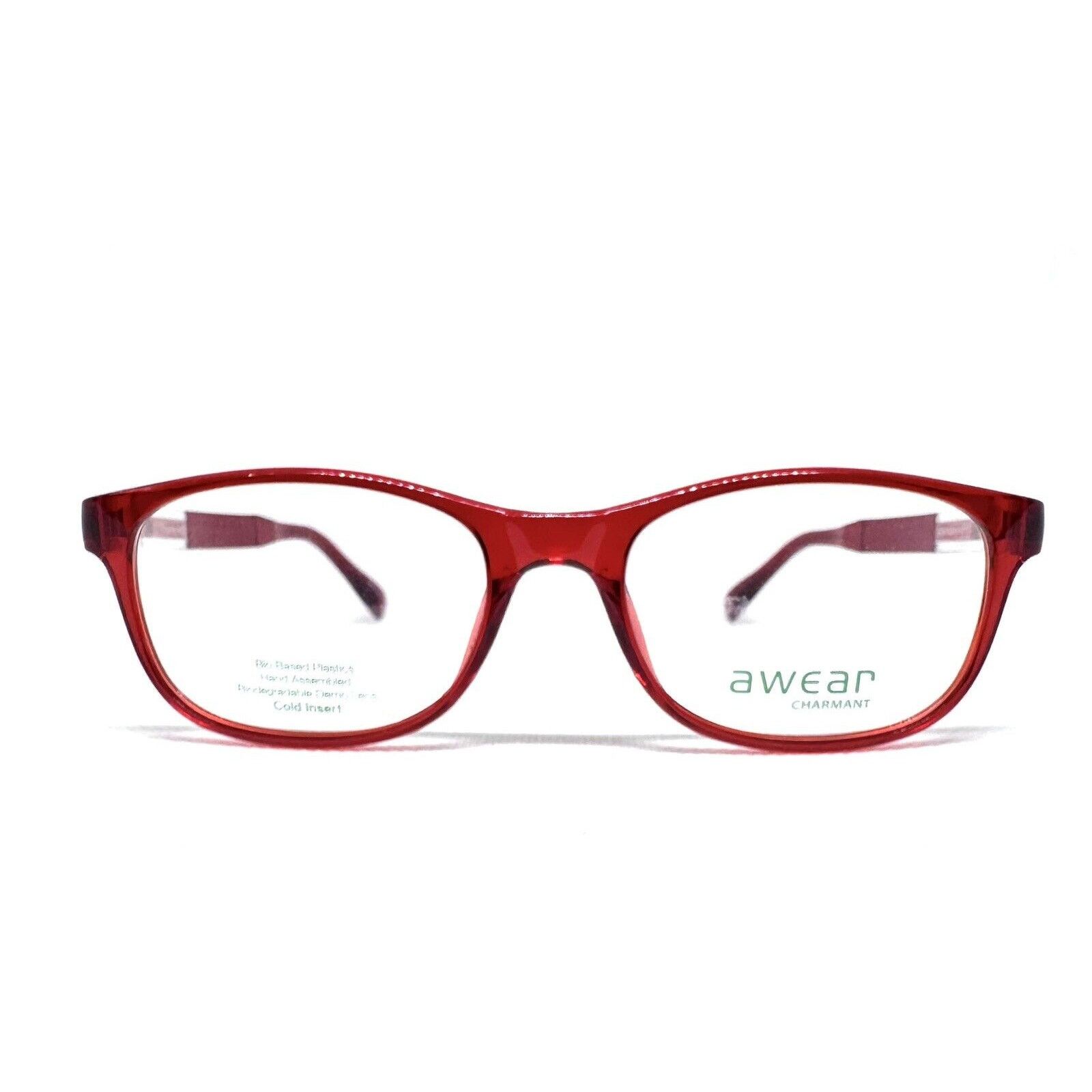 Other AWEAR CHARMANT CC3703 RED CLEAR FLEX COOLEYEGLASSES Size ONE SIZE - 1 Thumbnail