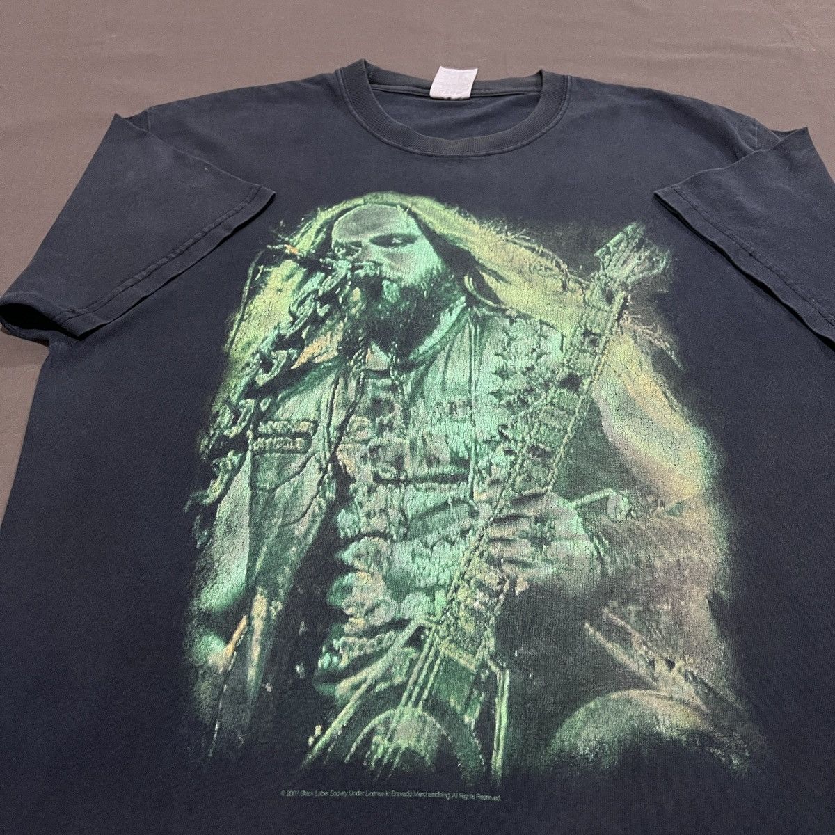 Band Tees Vintage Y2K Zakk Wylde Tee Faded Thrashed Heavy metal Size US L / EU 52-54 / 3 - 1 Thumbnail