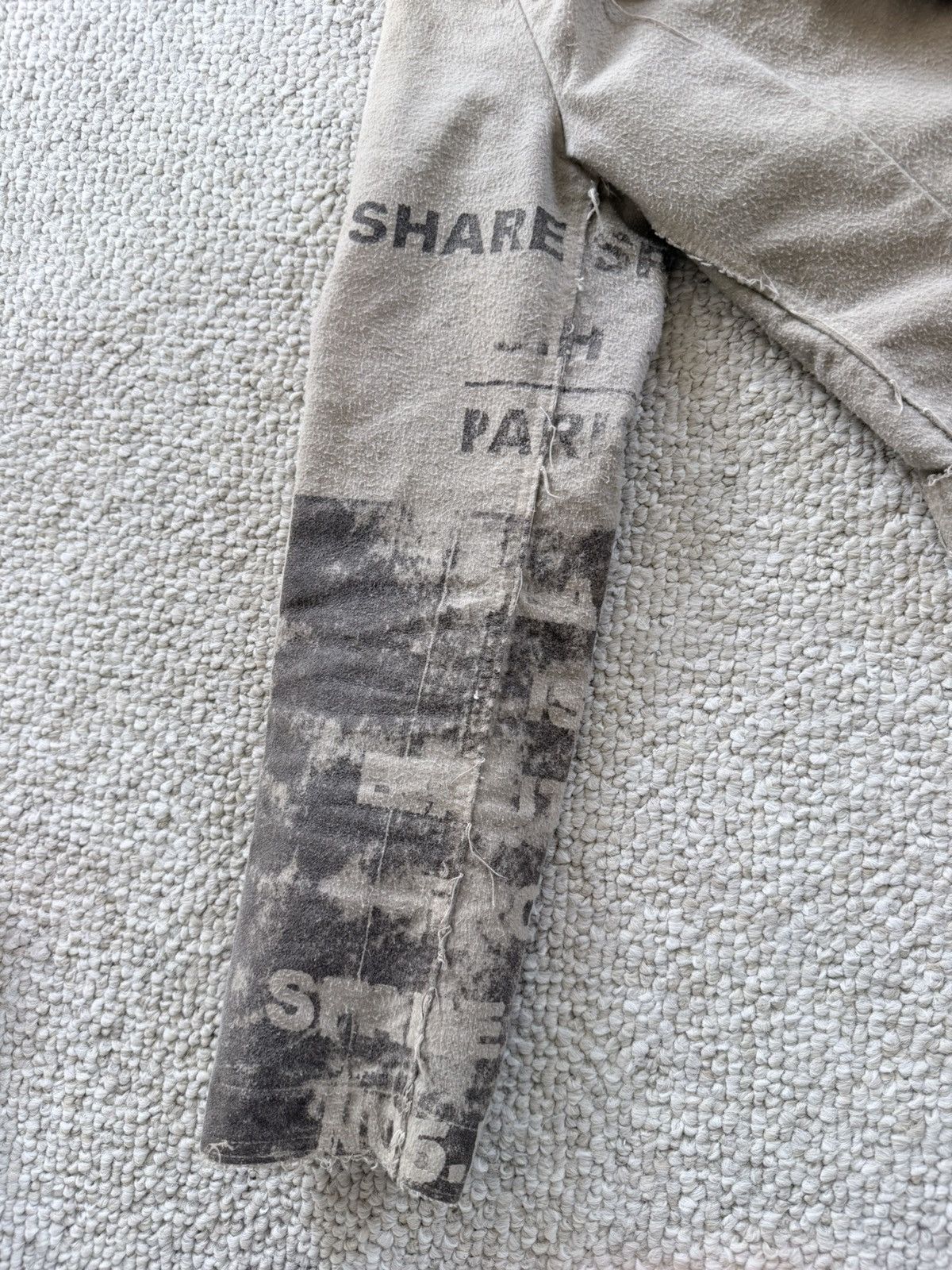 Share Spirit Homme SHARE SPIRIT HOMME DISTRESSED BLAZER “BLACK IS BEAUTIFUL” Size 44R - 2 Thumbnail