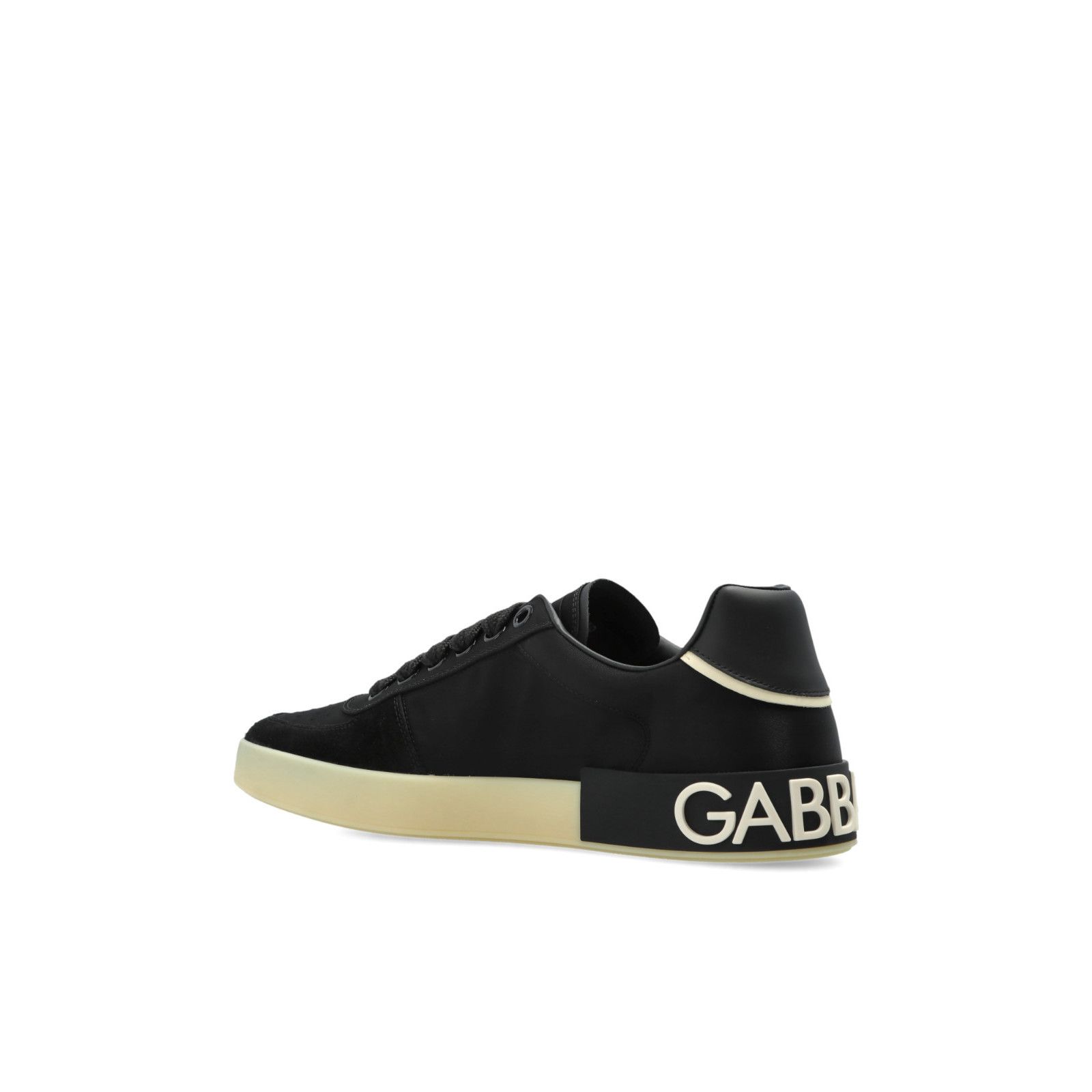 DOLCE&GABBANA Black Leather Sneakers New & Authentic (Men's