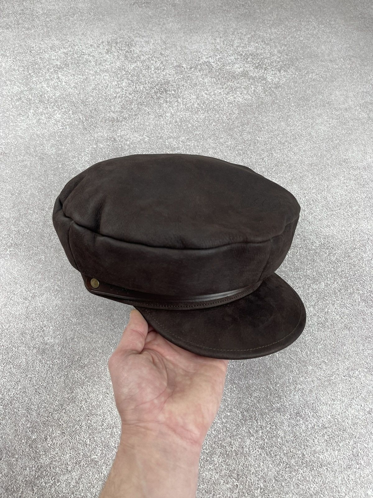 Designer × Vintage Muetzenmacher leather hat One Size Size ONE SIZE - 4 Thumbnail