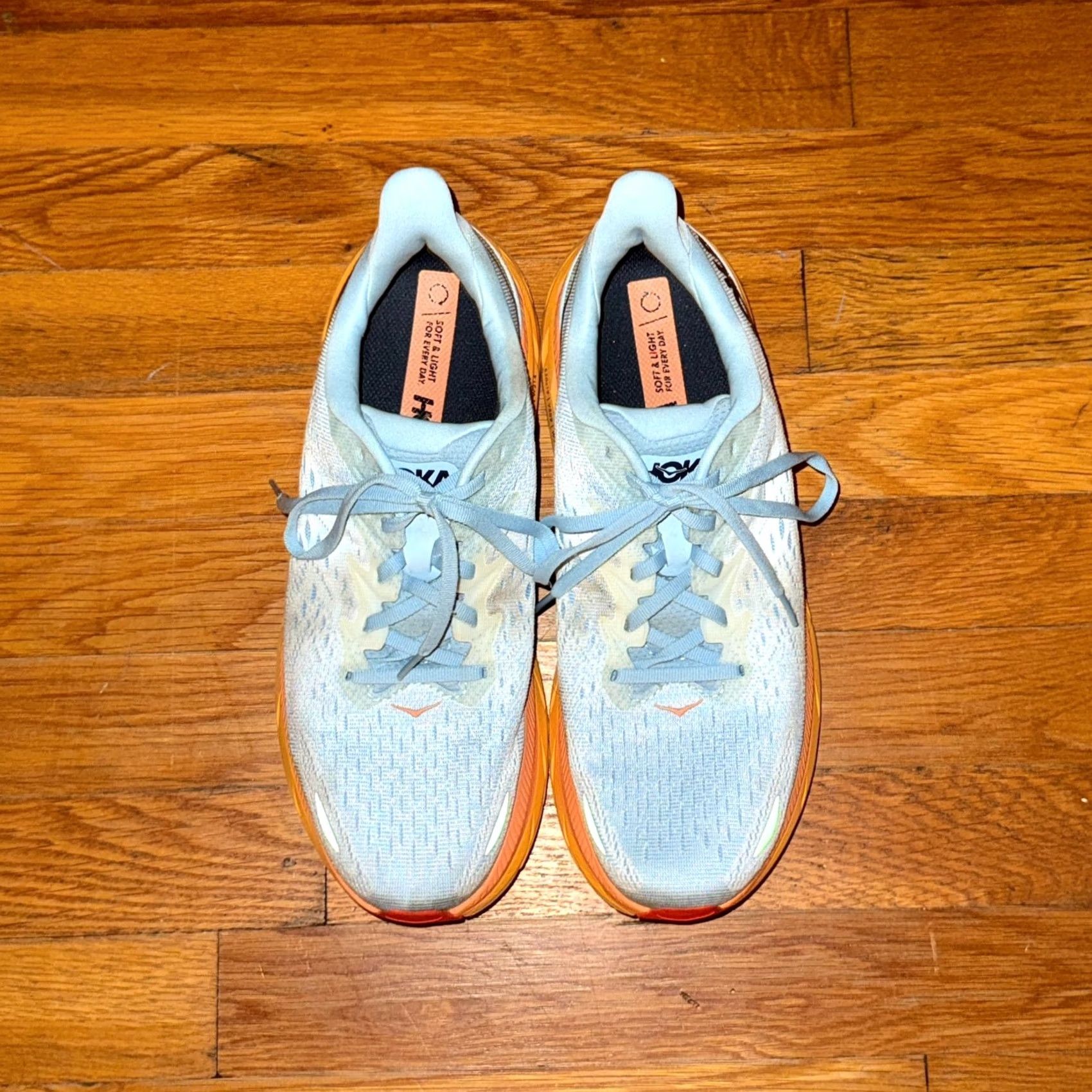 Vintage Hoka One One Clifton 8 Womens Sneaker 10B Casual Breathable Comfort Solid Blue Logo 1119394 SSIF Womens Shoes Size US 10 / IT 40 - 6 Thumbnail