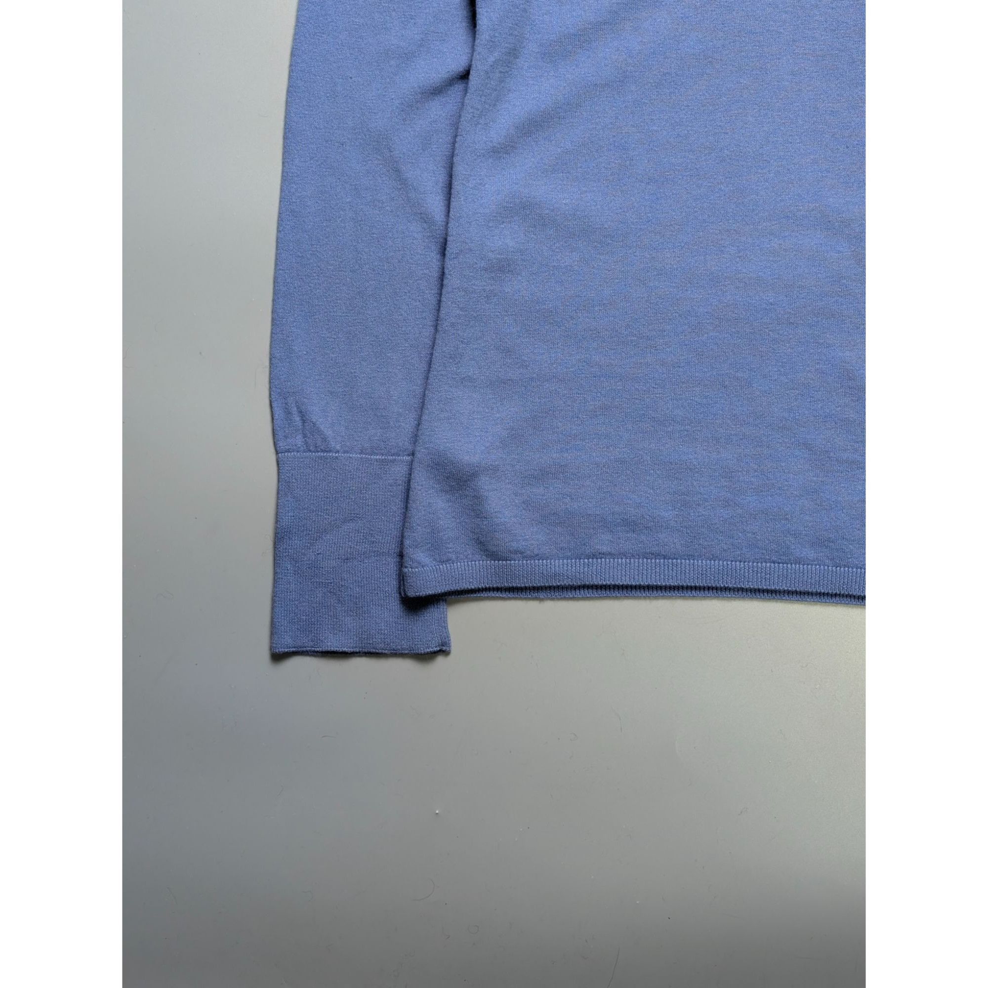 Burberry Burberry Cotton Cashmere V Neck Pullover (Y1096) Size M / US 6-8 / IT 42-44 - 2 Thumbnail