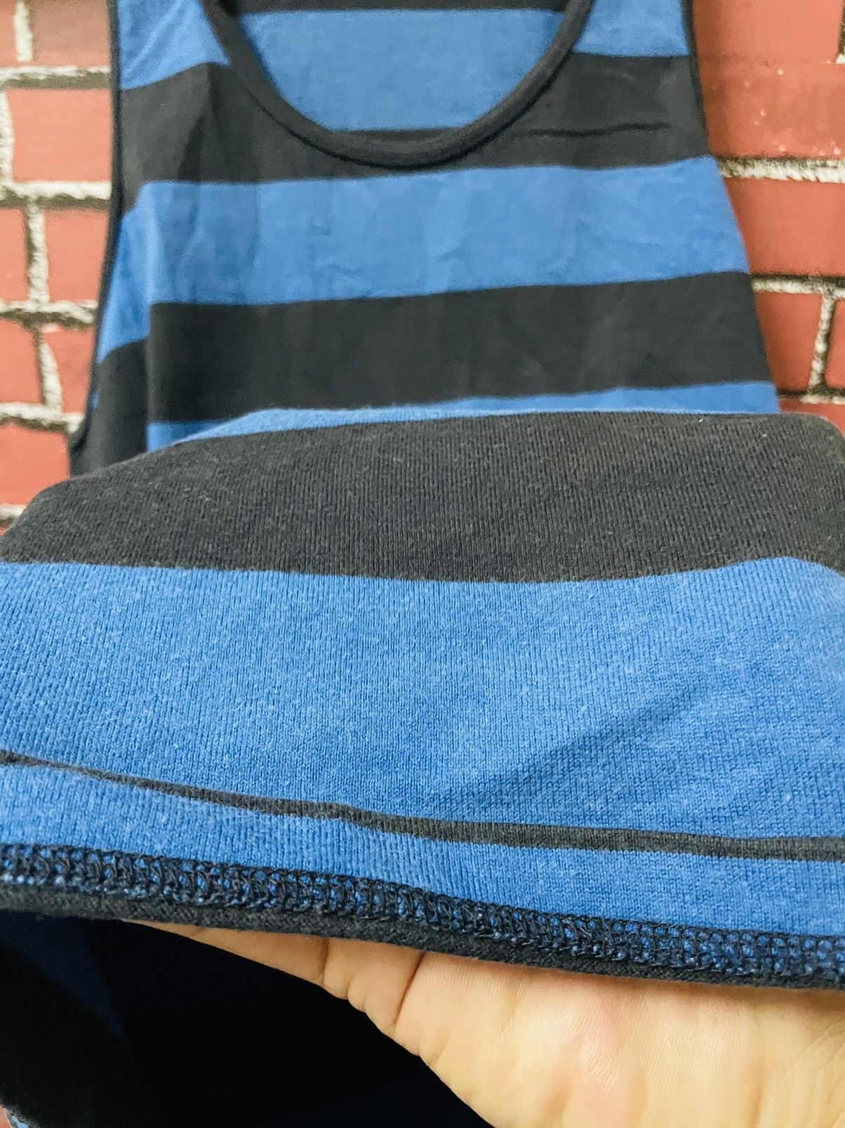 Number (N)ine NUMBER (N)INE STRIPED 03 KURTS TANK (GRUNGE STYLE) TEE Size US M / EU 48-50 / 2 - 6 Thumbnail