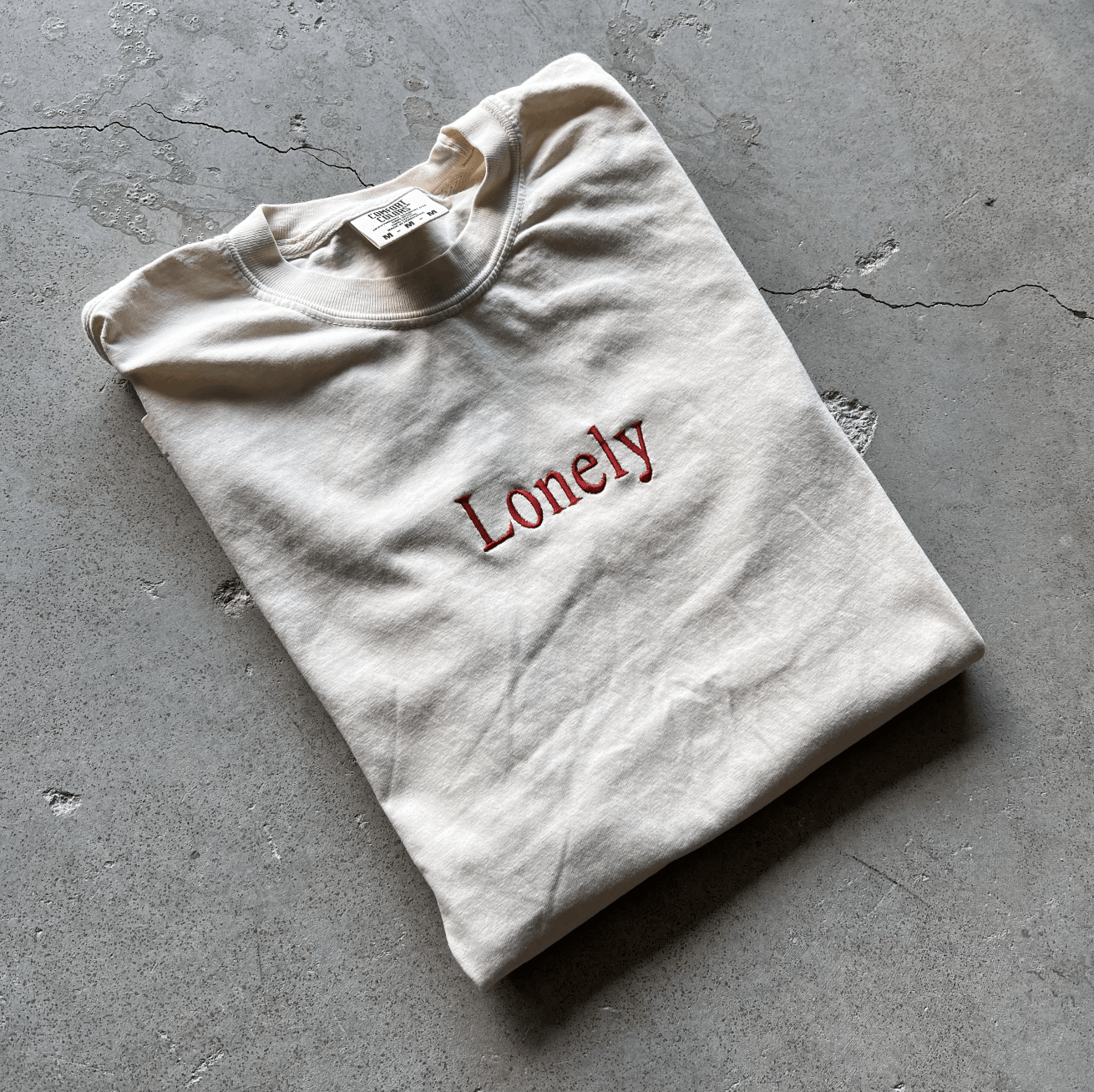 Prolific Lonely 100% Cotton Tshirt Embroidered Size US L / EU 52-54 / 3 - 1 Thumbnail