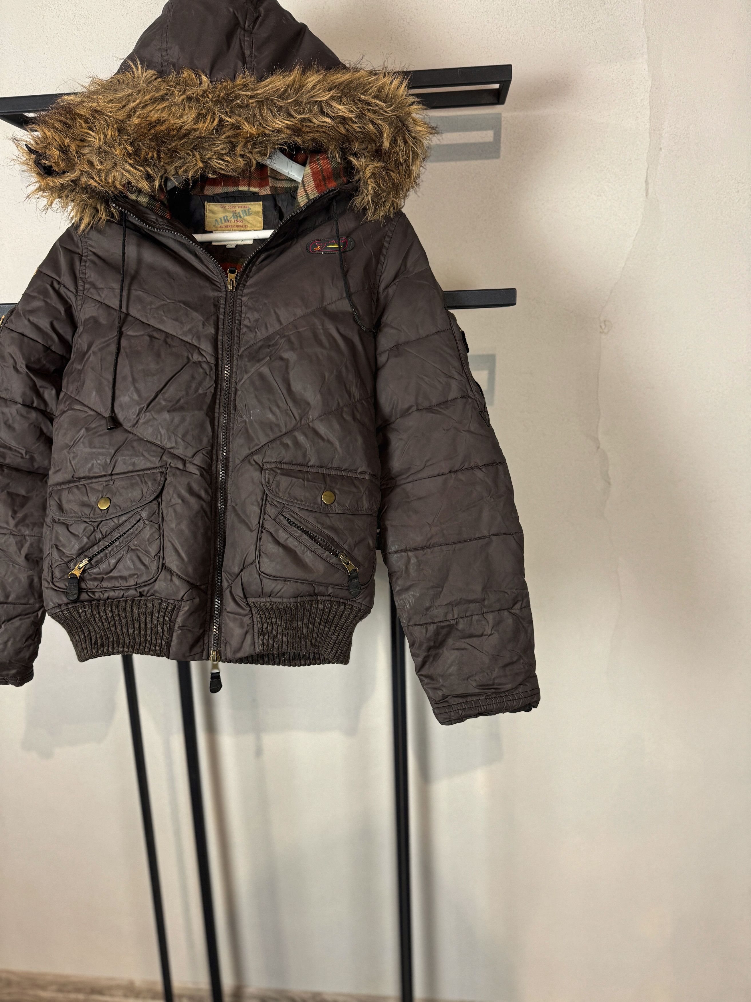 Tornado Mart 2000s Hysteric Type Cargo Fur Hooded Jacket Y2K 90s Size S Size M / US 6-8 / IT 42-44 - 3 Thumbnail