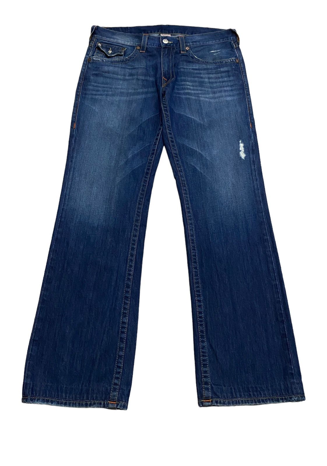 True Religion Rare Design Vintage True Religion Ricky Baggy Jeans 1990s Size US 36 / EU 52 - 1 Thumbnail