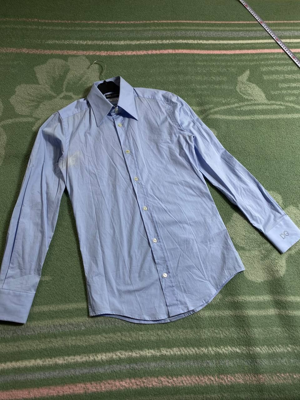 Dolce & Gabbana DOLCE & GABBANA Gold Classic Button Up Shirt Long Sleeve Size US M / EU 48-50 / 2 - 9 Thumbnail