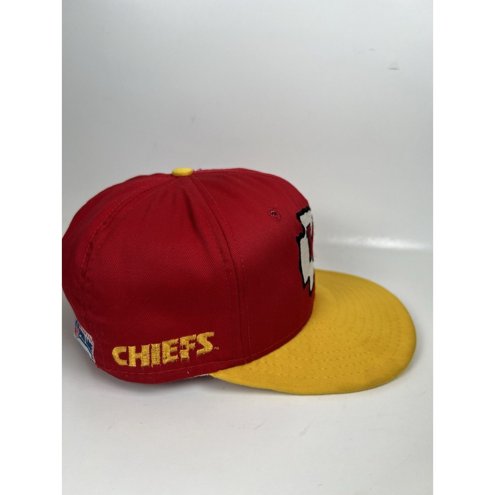 Vintage Vintage Kansas City Chiefs Snapback Hat Cap AJD 90s Made In Size ONE SIZE - 5 Thumbnail