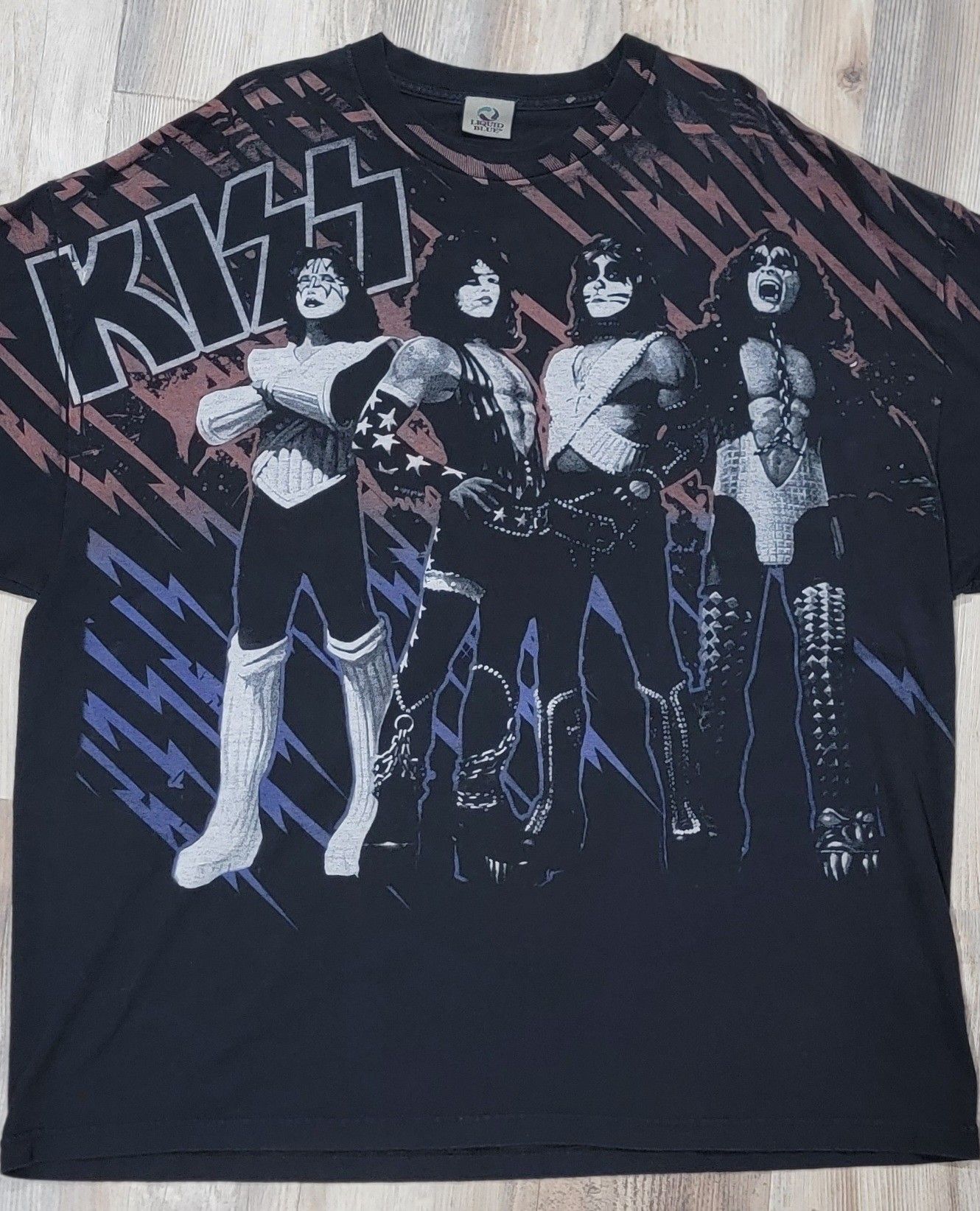 Liquid Blue Kiss Liquid Blue Love Gun Shirt AOP Front Print Size XXXL Size US XXL / EU 58 / 5 - 3 Thumbnail