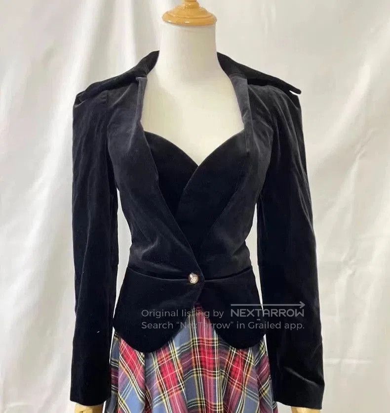 Vivienne Westwood Vivienne Westwood Heart Velvet Blazer Coat . Size US M / EU 48-50 / 2 - 1 Thumbnail