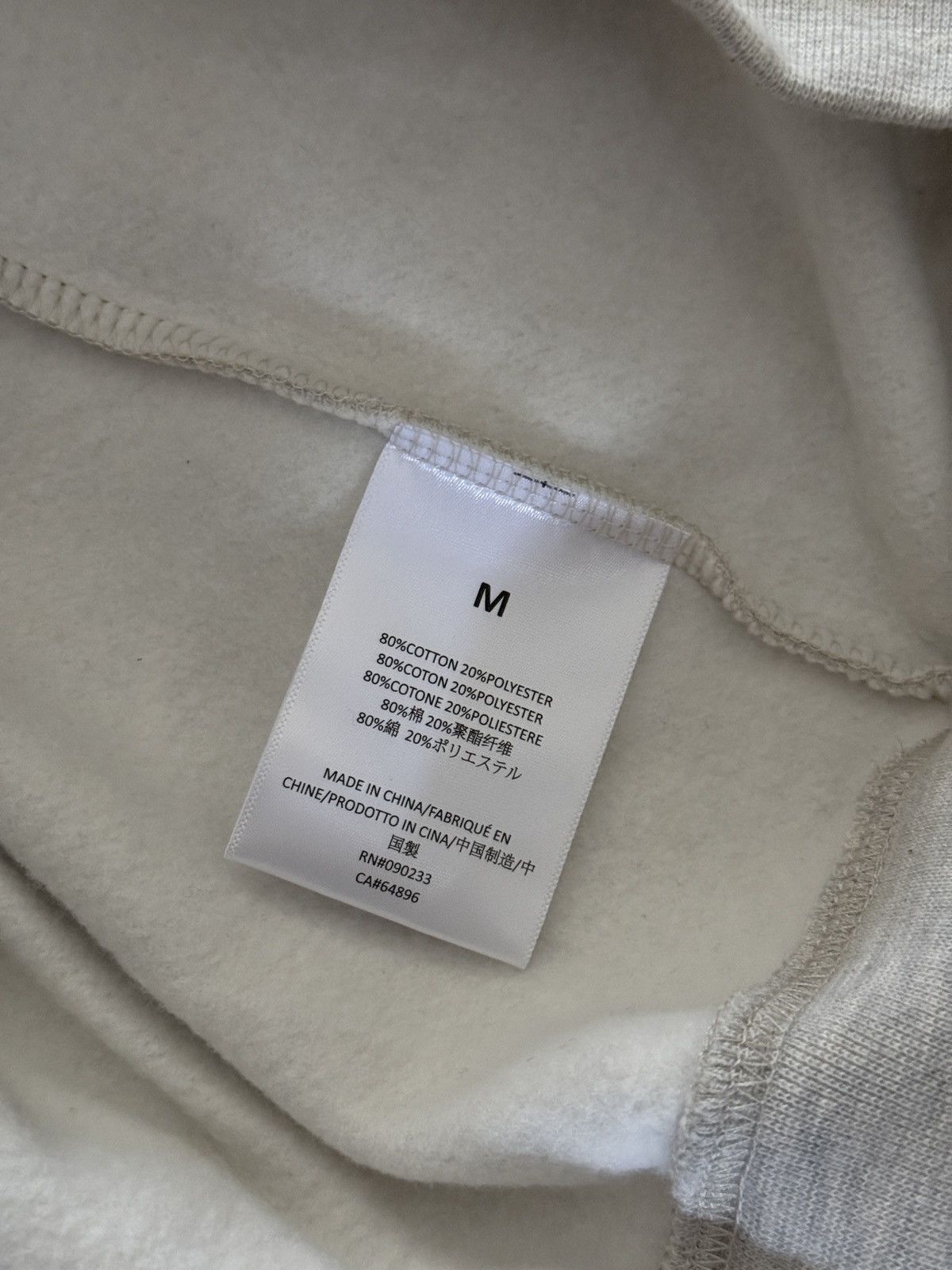 Essentials × FOG × Fear of God Fear of God Essentials Mockneck Sweatshirt Light Oatmeal Size US M / EU 48-50 / 2 - 5 Thumbnail