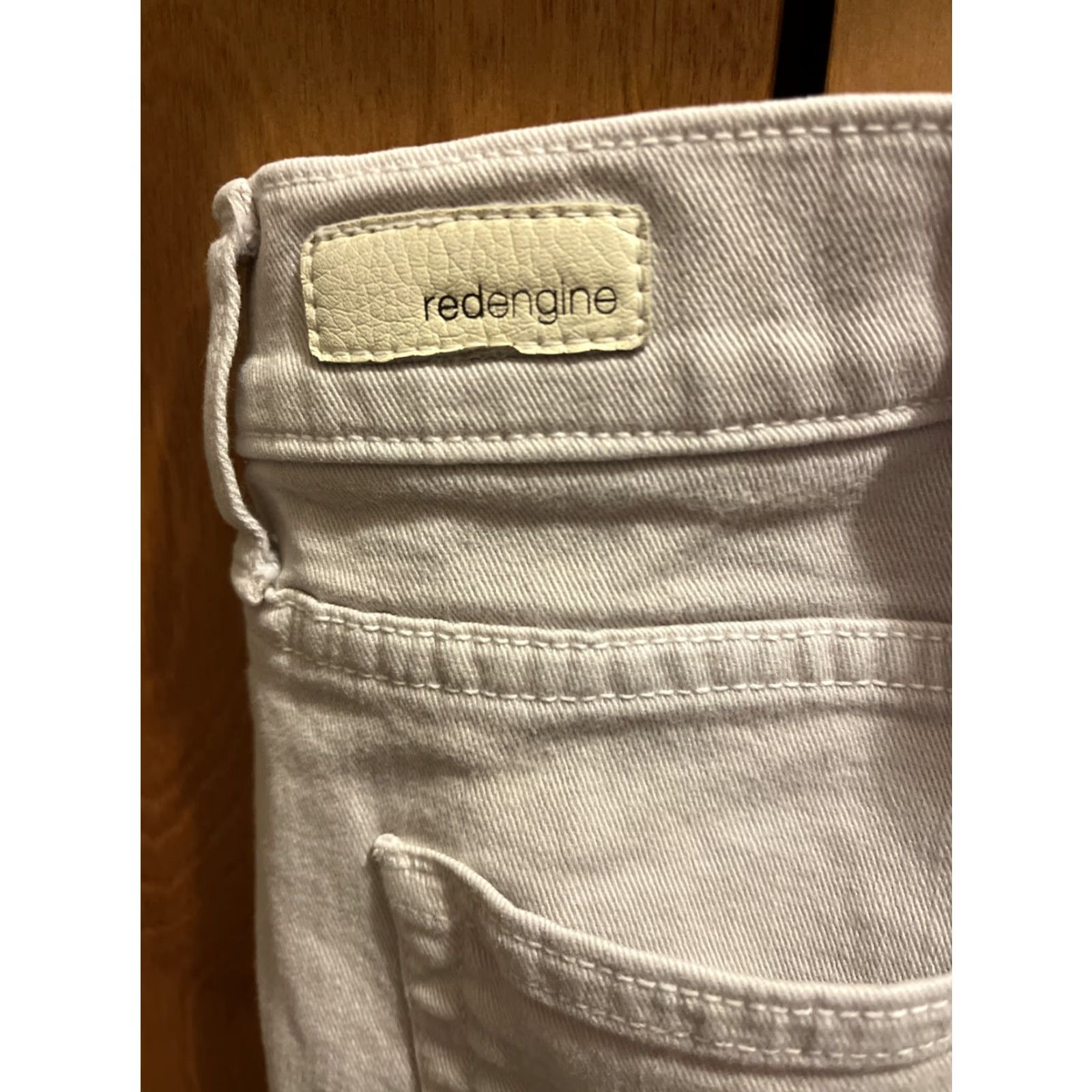 Vintage VINTAGE Red Engine Women's Jeans Slim Boyfriend Crop 26 Gray Cotton Denim Summer Fashion Size 26" / US 2 / IT 38 - 7 Thumbnail