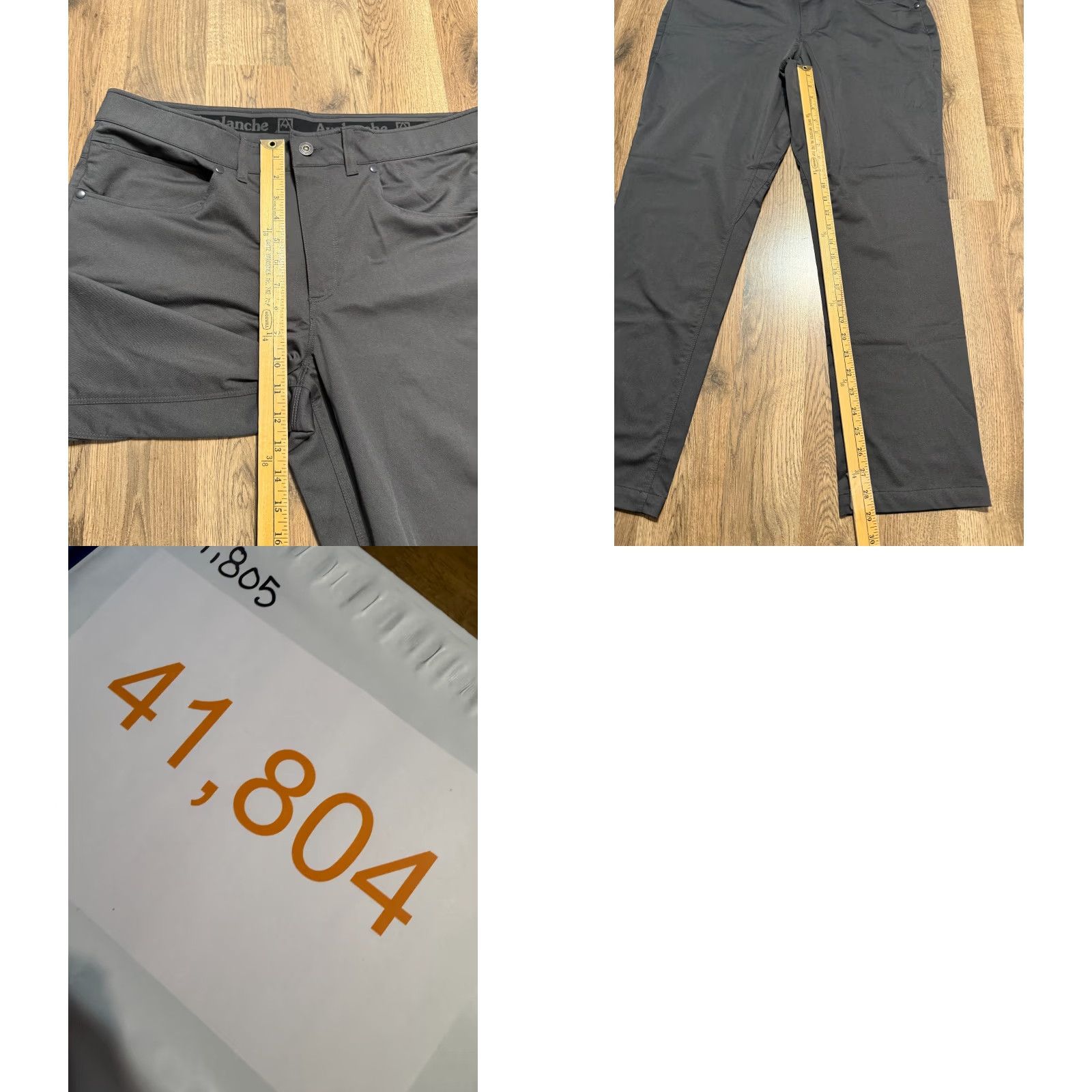 Avalanche Avalanche Pants Men 36x29 Gray Straight Leg Pockets Casual Pockets Regular Fit Chino | Casual Size US 36 / EU 52 - 8 Thumbnail