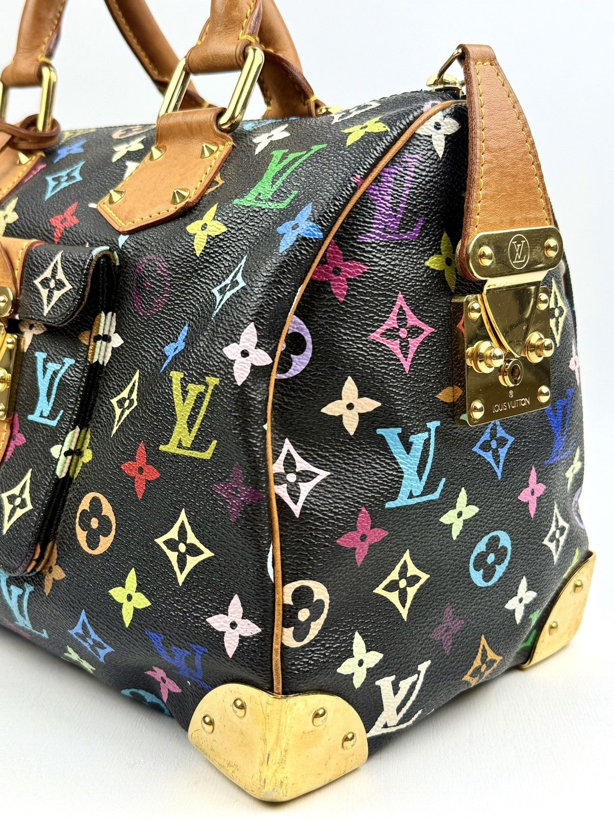 Louis Vuitton × Takashi Murakami Louis Vuitton - Murakami - 2003 - Multicolor - Speedy 30 Size ONE SIZE - 5 Thumbnail