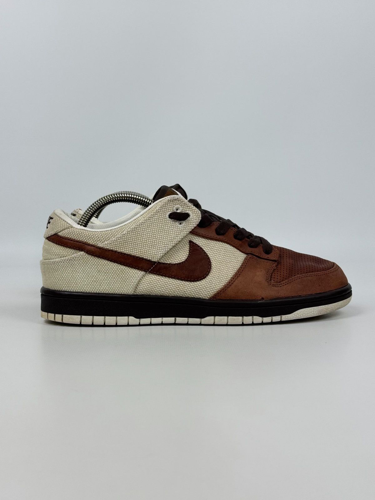 Vintage 00s Vintage Nike Dunk Low Premium Light British Tan Sneakers Size US 10 / EU 43 - 3 Thumbnail