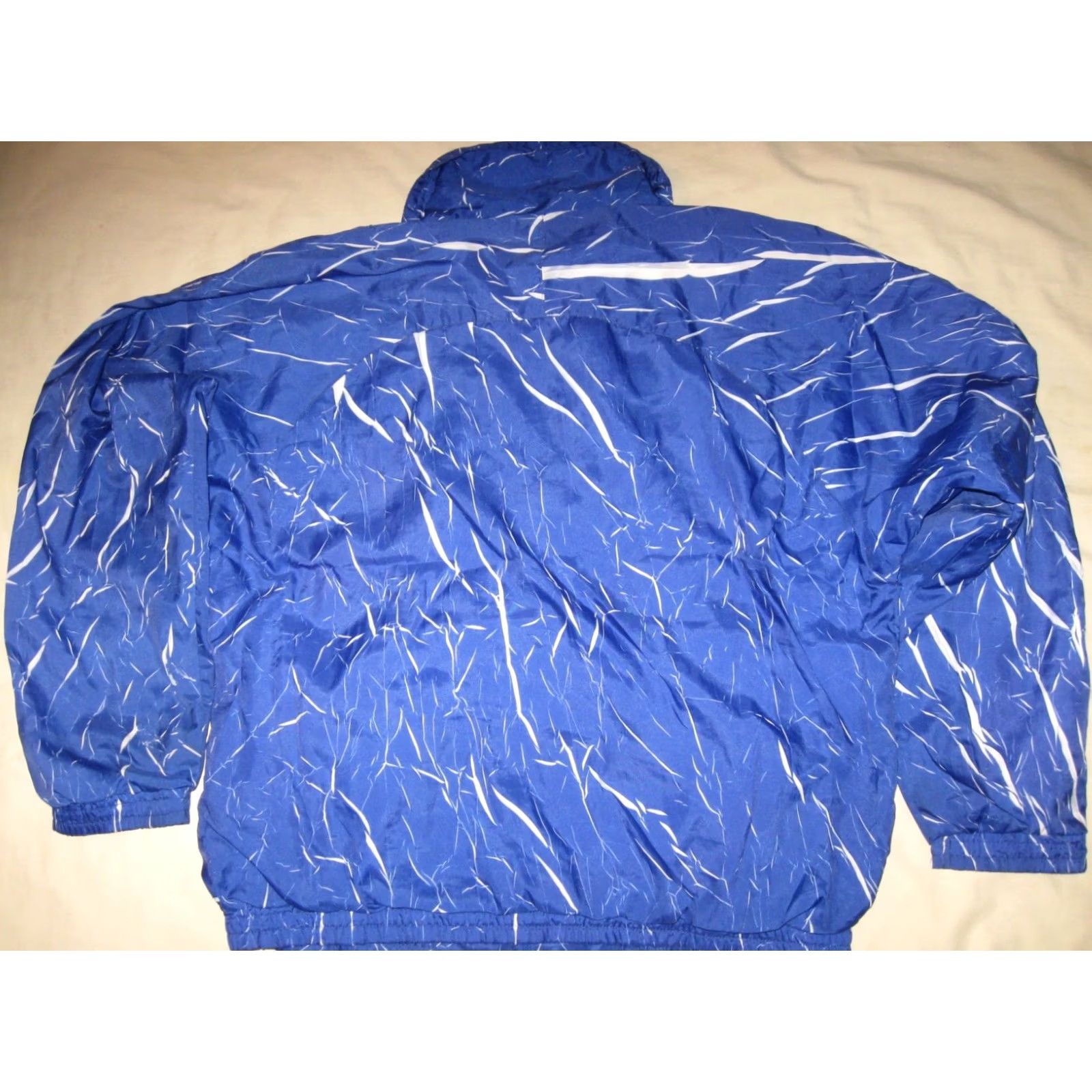Vintage MITRE Soccer Jacket Windbreaker Blue XL Adult Vintage 90s Mens Size US XL / EU 56 / 4 - 3 Thumbnail