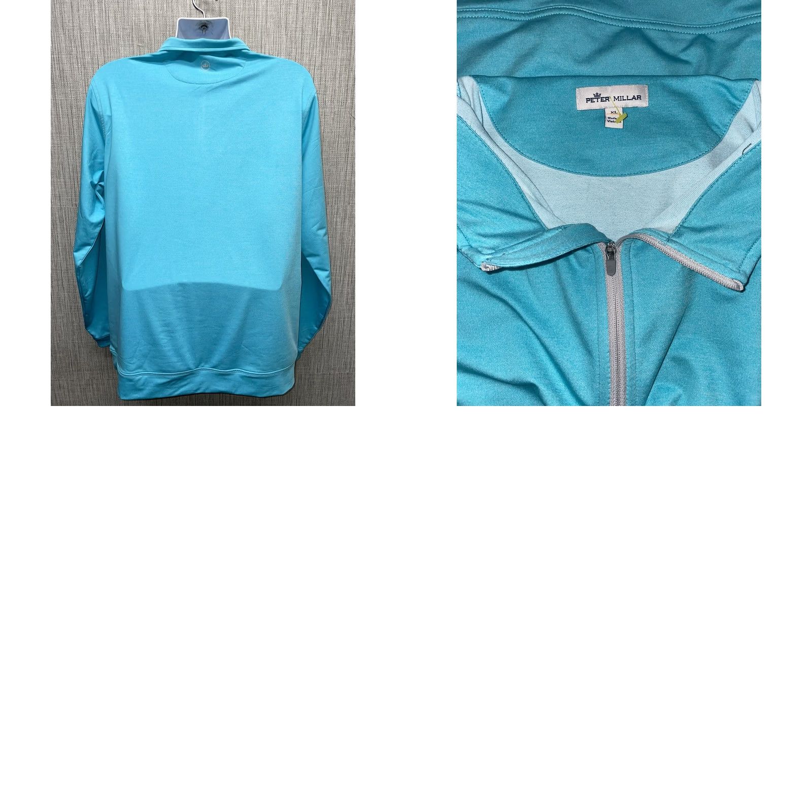 Peter Millar Peter Millar Light Blue Half Zip Pullover Mens XL Sweater ZIP Blue Mens XL Size US XL / EU 56 / 4 - 8 Thumbnail