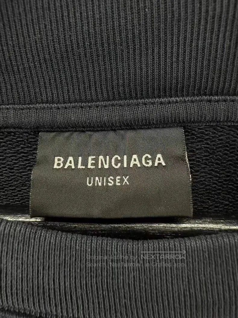 Balenciaga Balenciaga Distressed Logo Sweatshirt. Size US M / EU 48-50 / 2 - 5 Thumbnail