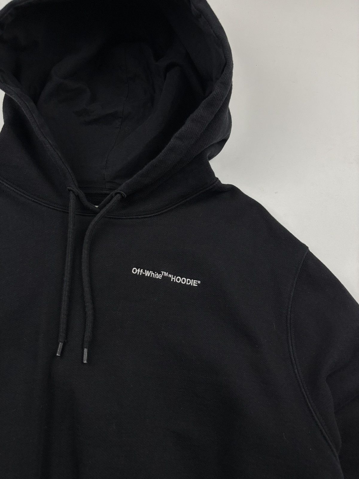 Off-White Off-White Quotes Cropped Hoodie Size S / US 4 / IT 40 - 4 Thumbnail
