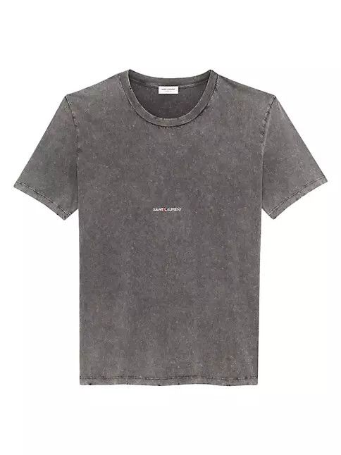 Saint Laurent Paris o1bcso1str1124 T- Shirt in Grey Size US L / EU 52-54 / 3 - 1 Thumbnail