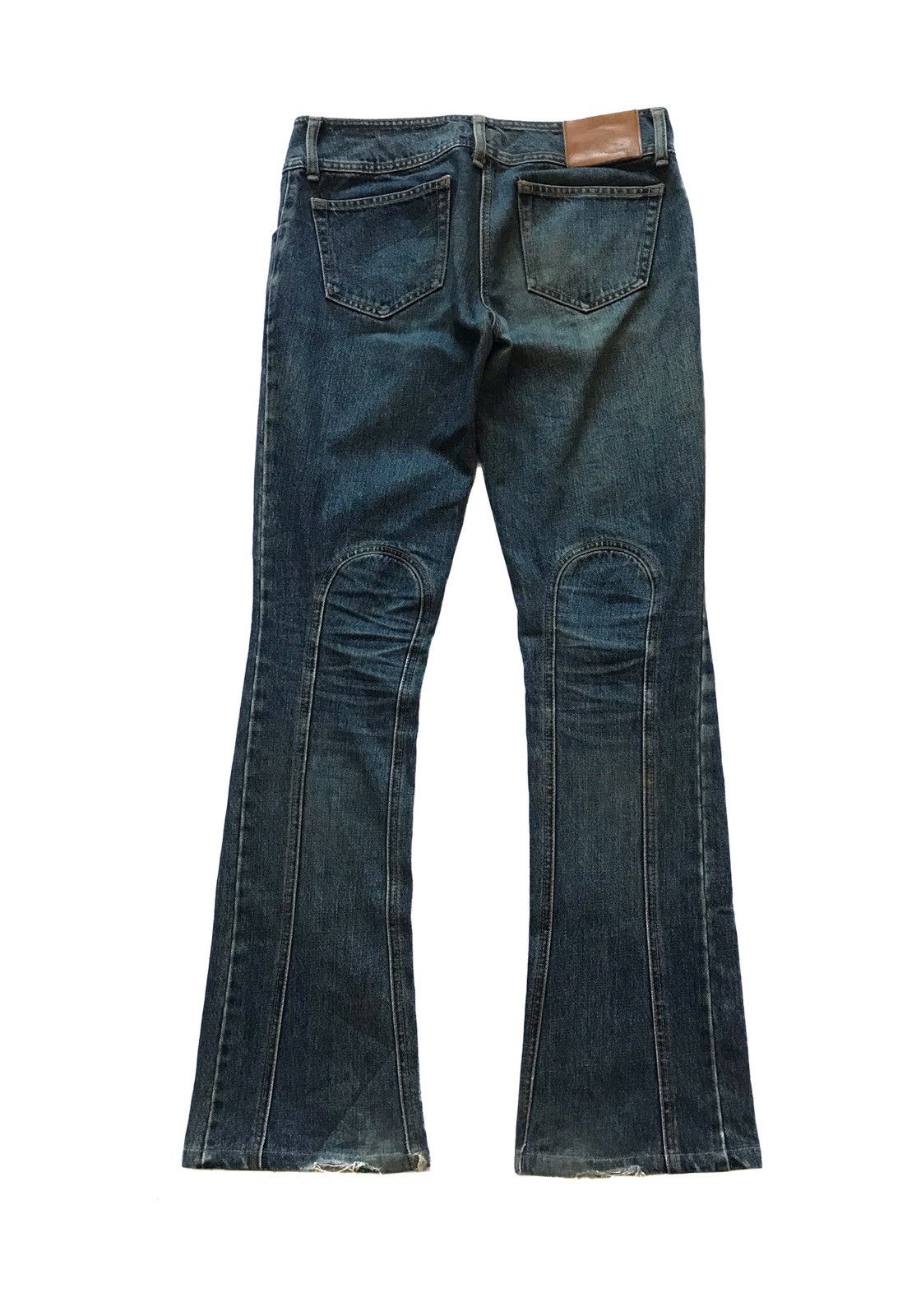 14th Addiction SHARE SPIRIT FLARE DISTRESSED JEANS Size 30" / US 8 / IT 44 - 4 Thumbnail