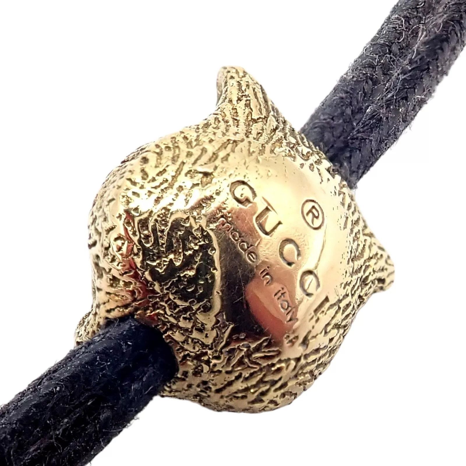 Gucci Gucci Gold Le Marche des Merveilles Tiger Bolo Tie Necklace Size ONE SIZE - 7 Thumbnail
