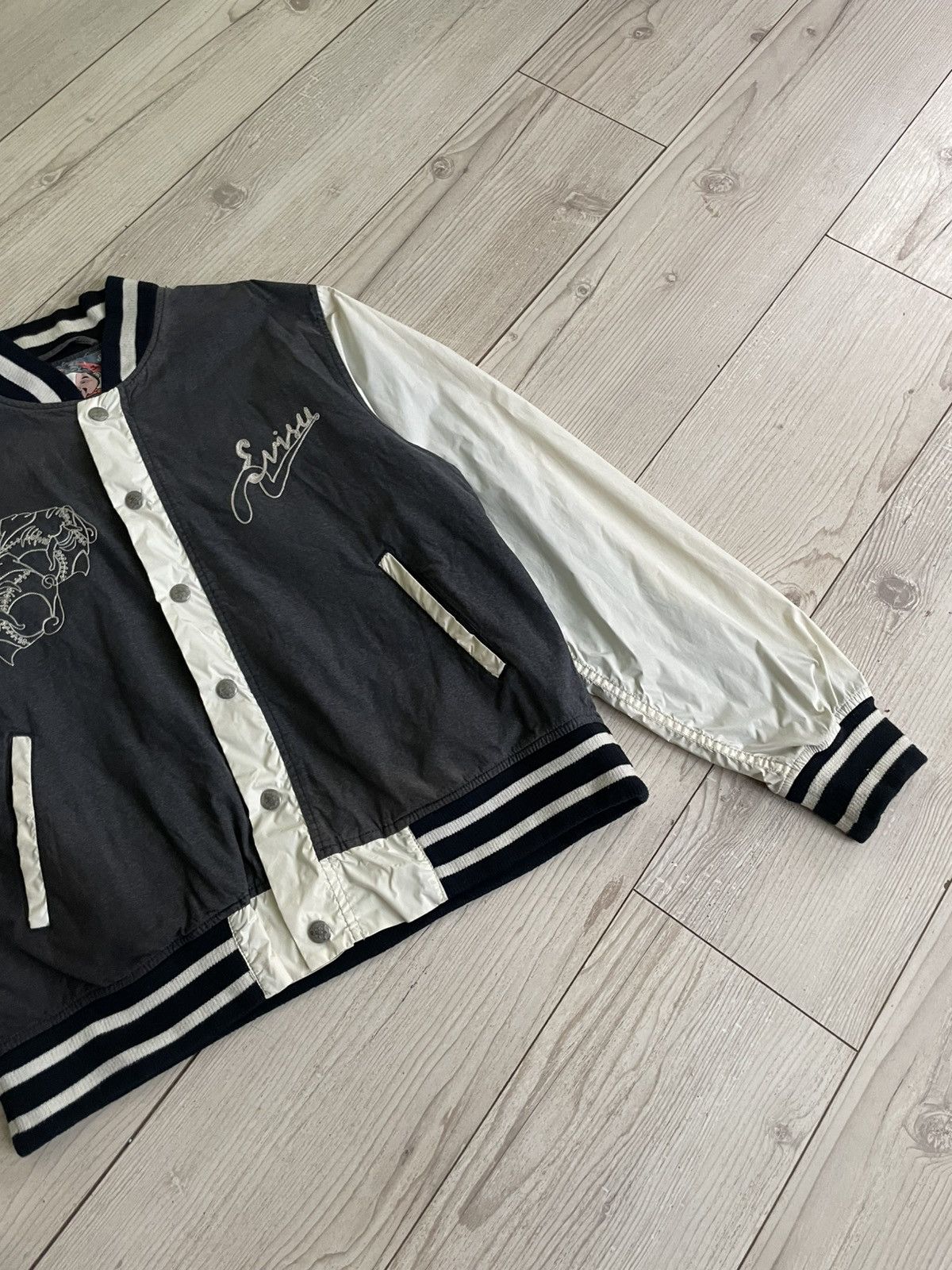 Evisu × Japanese Brand × Vintage Evisu Bomber Jacket Size US L / EU 52-54 / 3 - 11 Thumbnail