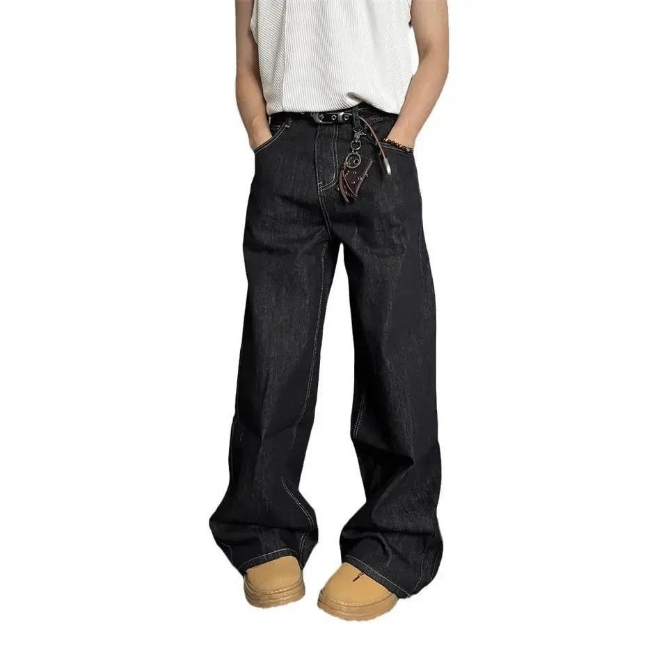 Japanese Brand Retro straight leg micro flared jeans Size US 32 / EU 48 - 5 Thumbnail