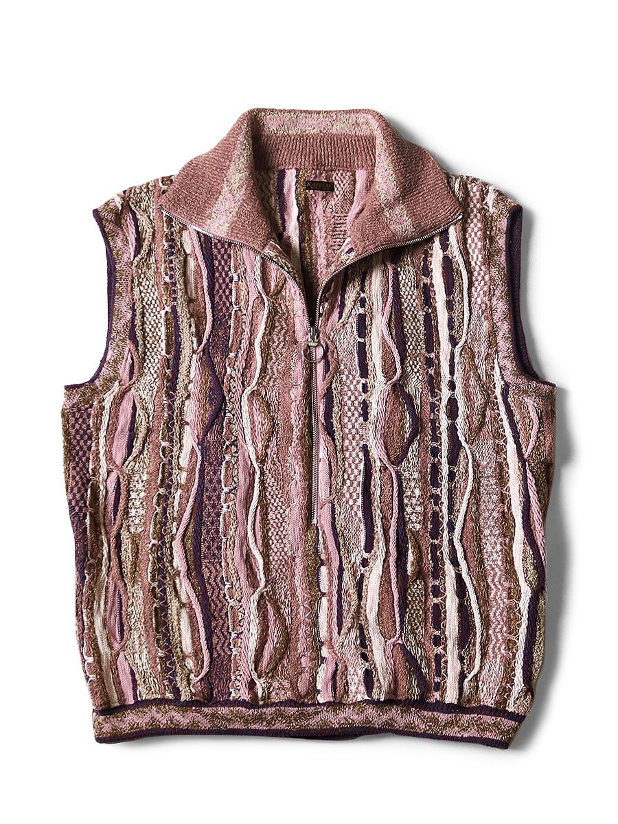 Kapital kapital 7G Knit GAUDY half ZIP vest Size US L / EU 52-54 / 3 - 1 Preview